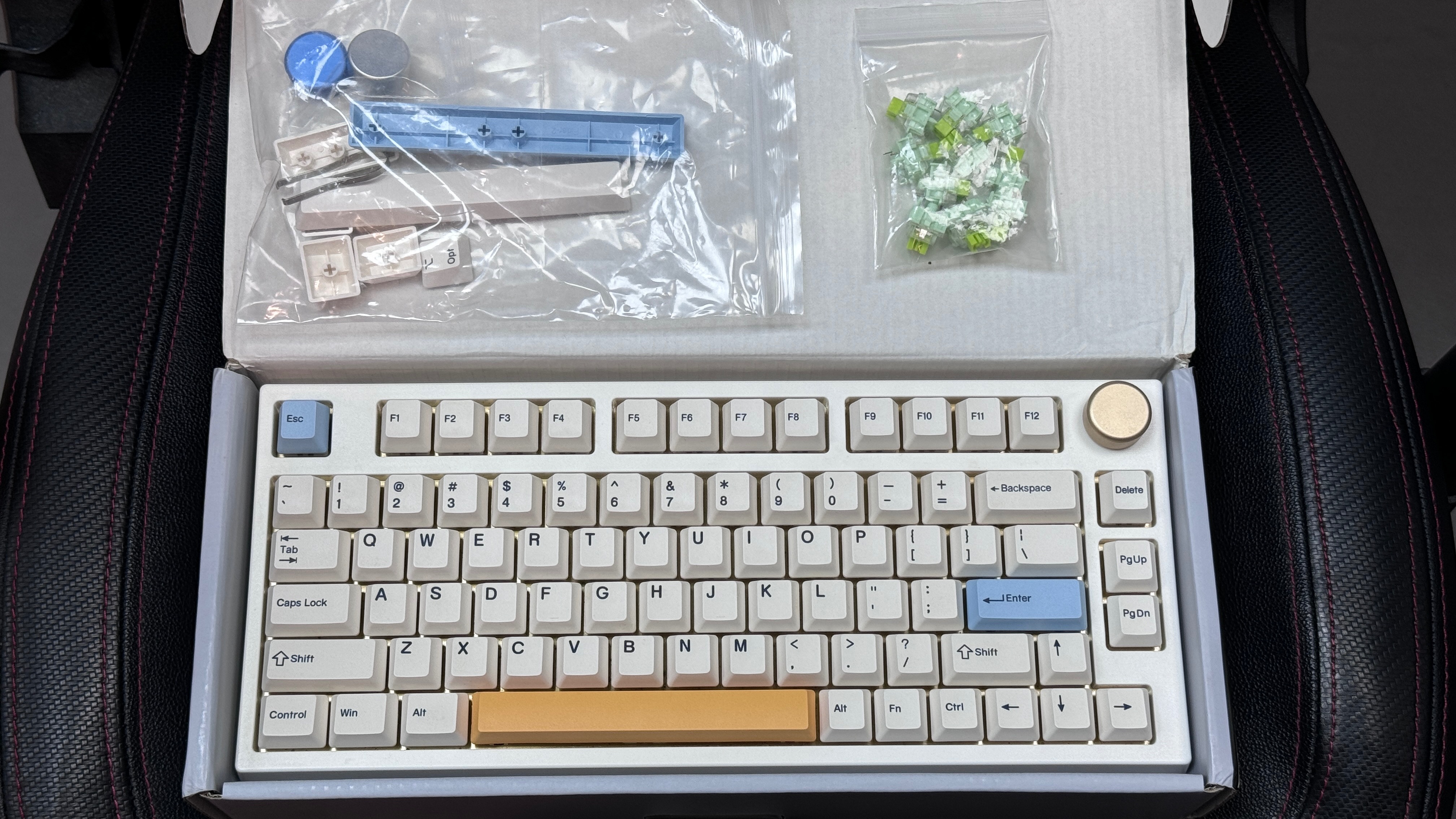 keydous NJ80 G黃pro軸 黃銅定位 三模
