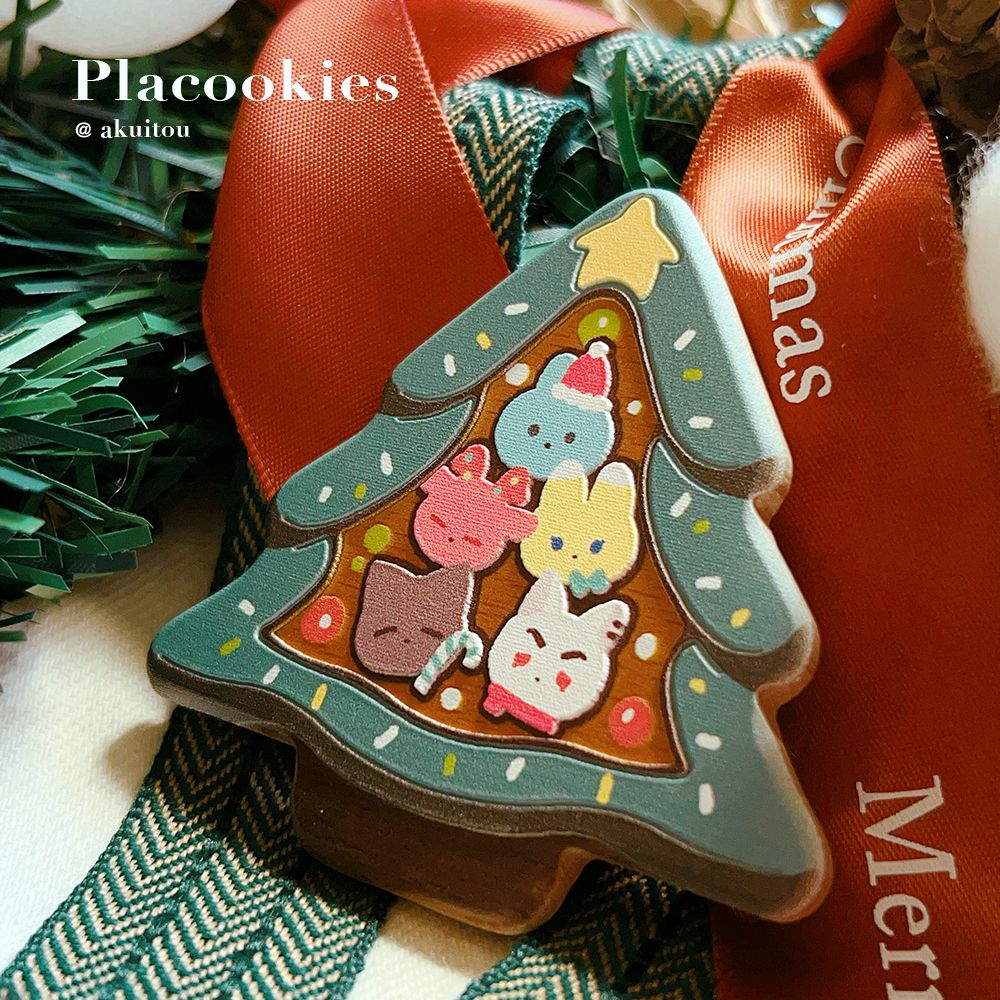 Placookies 浮雕木片（瑕疵降價）
