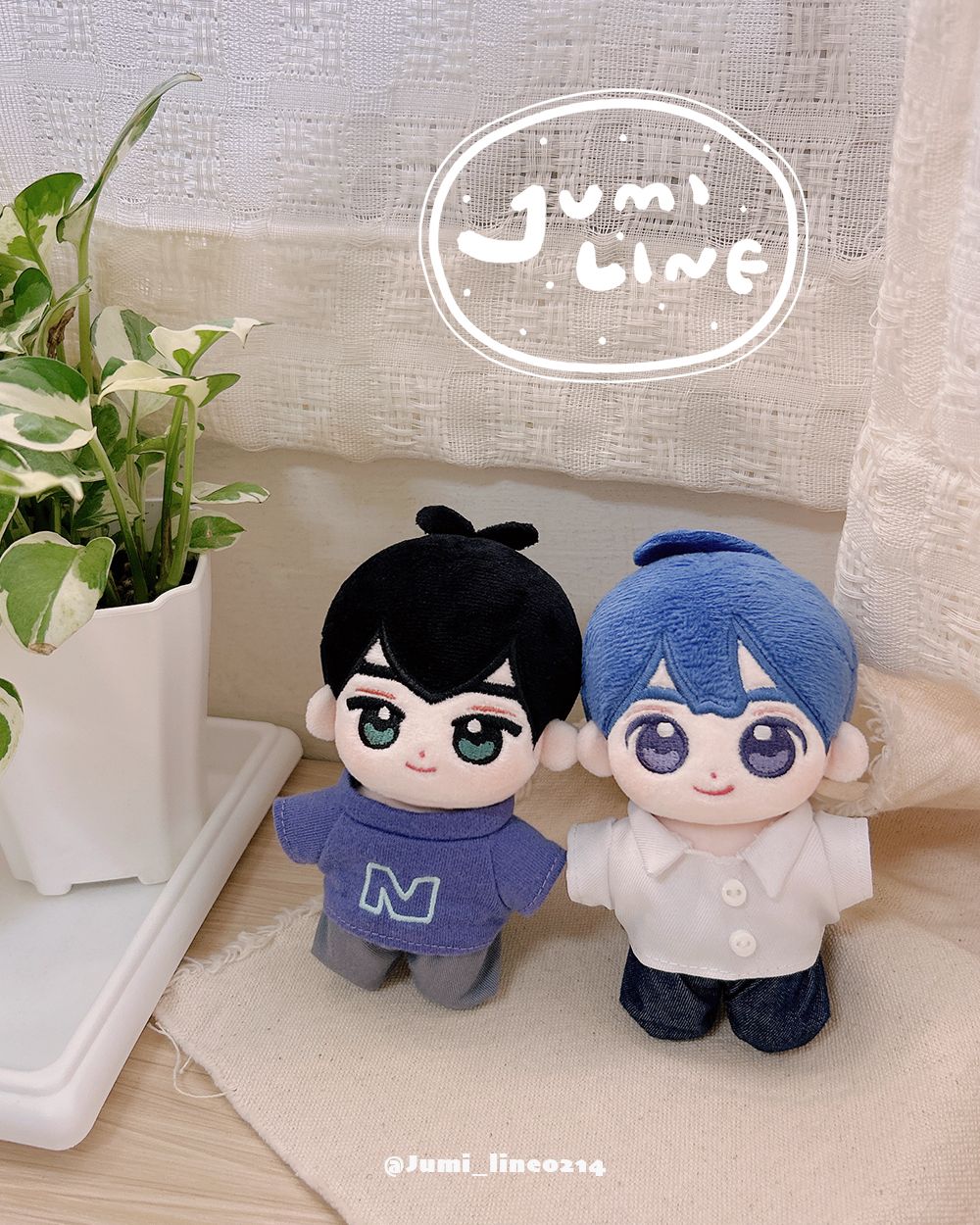 JUMILine｜10 公分棉花娃（僅娃娃本體）