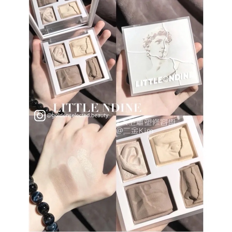 原裝正品📍小奧汀雕塑家高光修容一體盤大衛修容盤🤍交換禮物