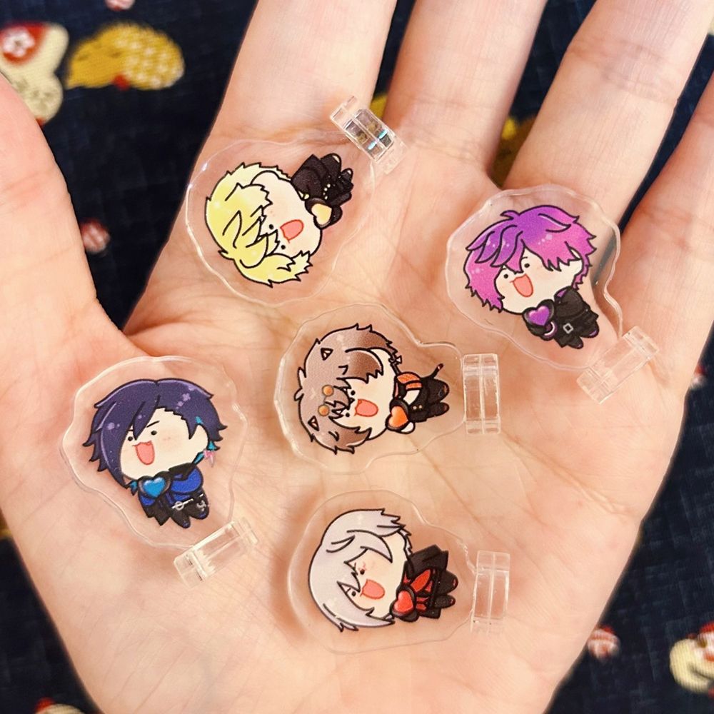 Noctyx 2cm愛心迷你立牌 （5入組）