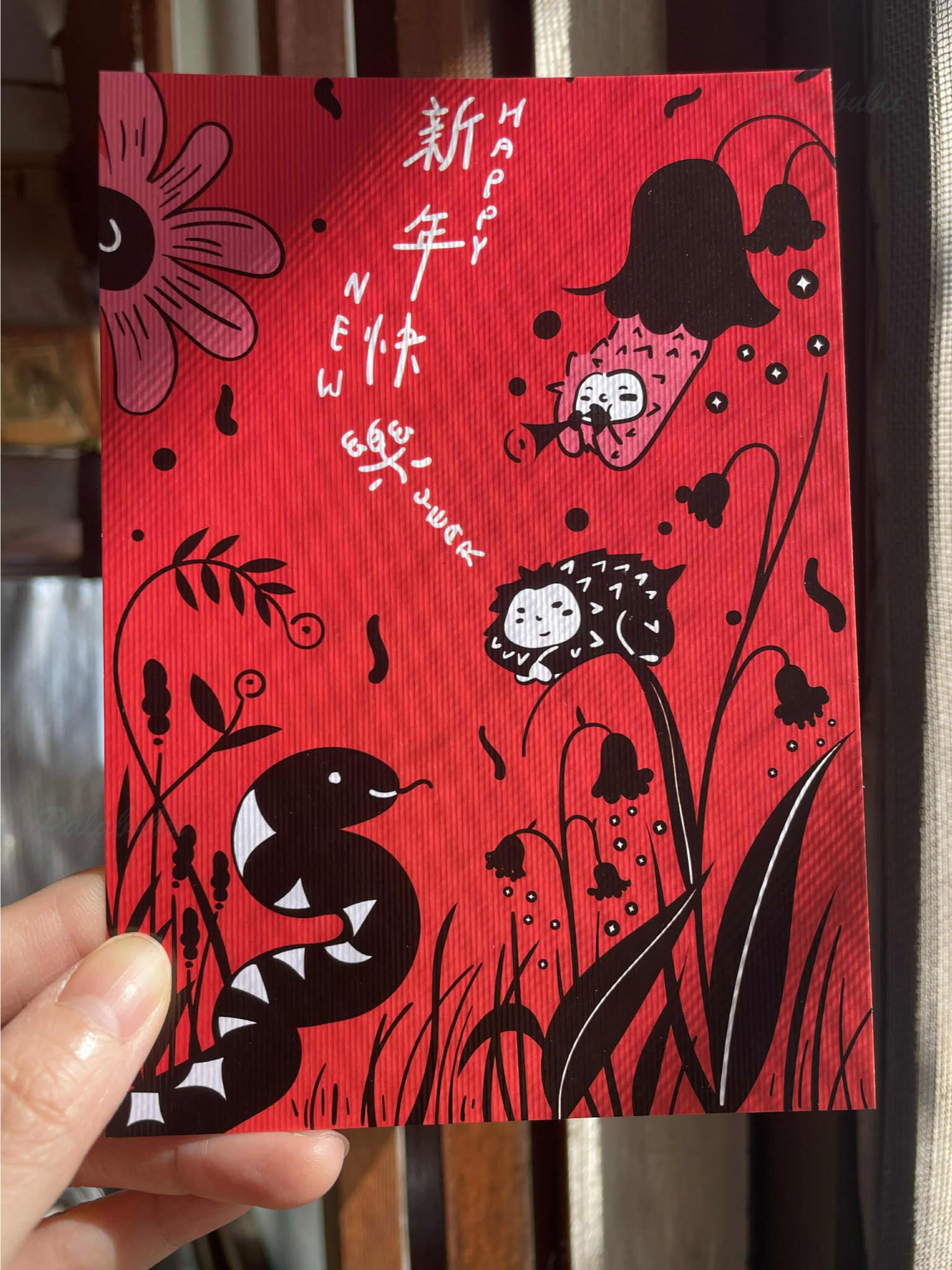 Palabubii蛇年明信片