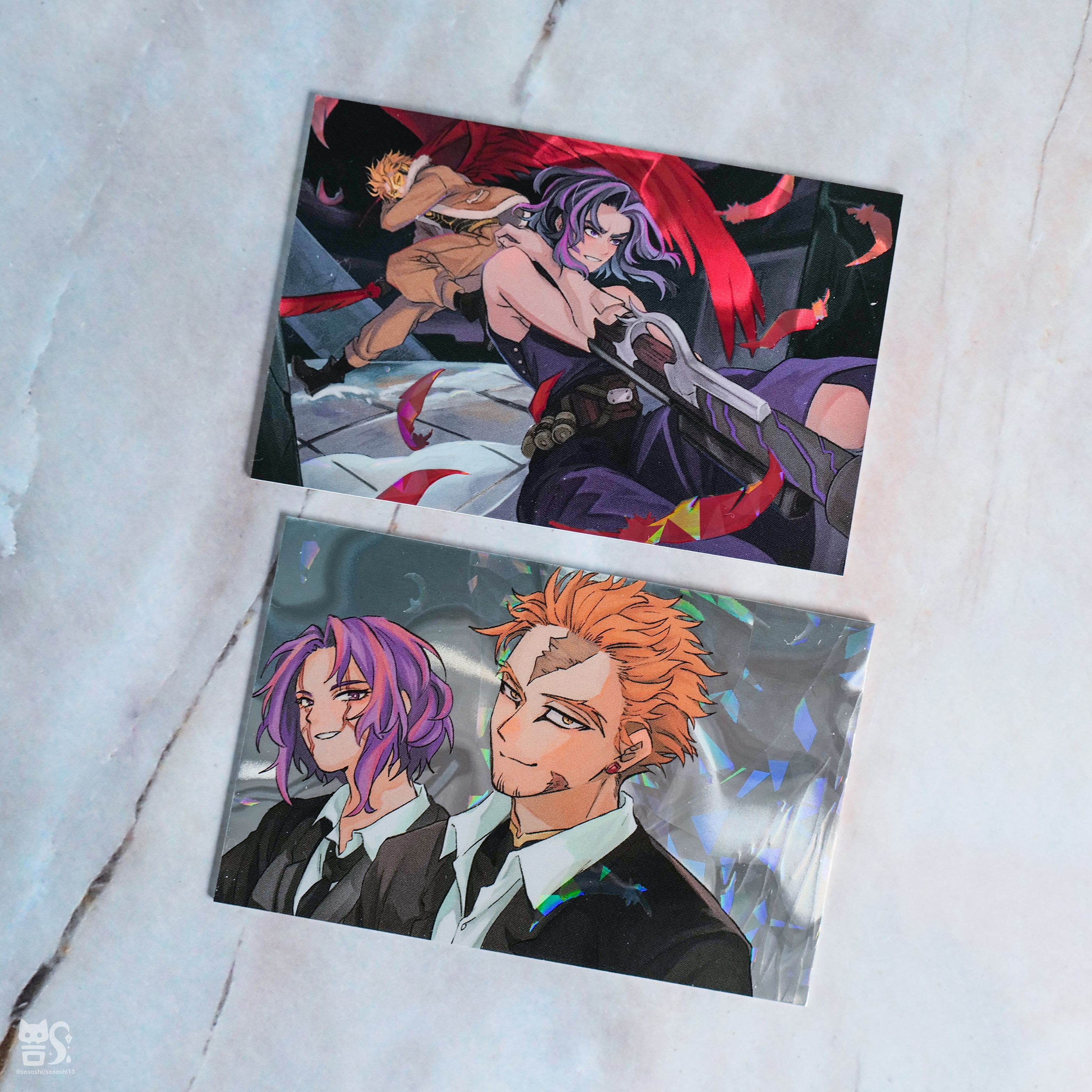 【雙面厚卡拍立得】我英-公安組（霍克斯/納甘）