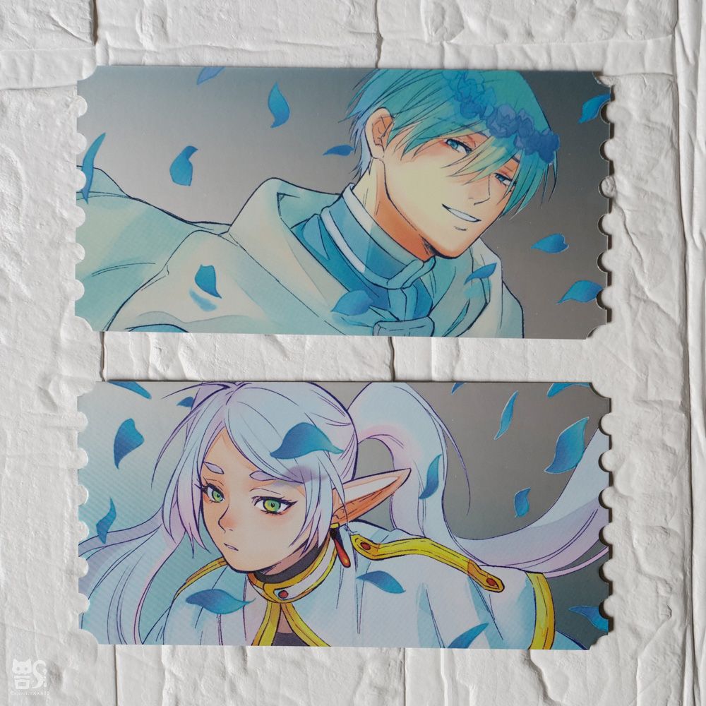 【對裱厚銀卡票根】芙莉蓮與勇者（正反面