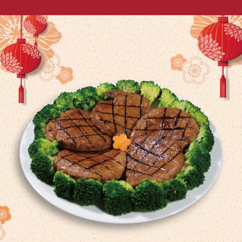 ▌純素家常料理 ▌天貝漢堡排（600g）
