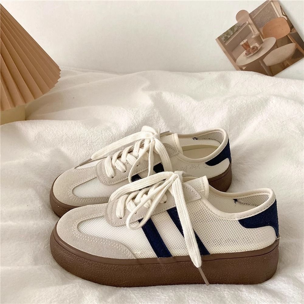 全新 清倉｜網面透氣 小白鞋 夏天布鞋德訓鞋 RV軟底 街拍 德訓鞋 休閒板鞋 🐦2407 早衣服》