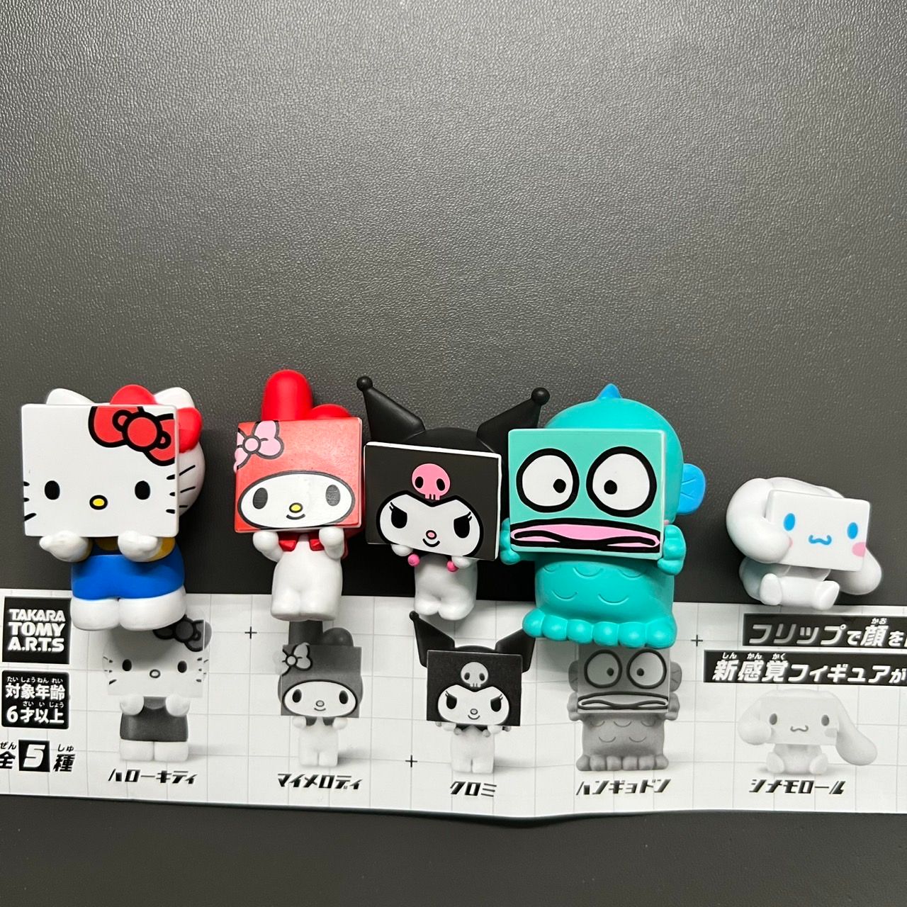 Sanrio 三麗鷗扭蛋 角色翻轉臉