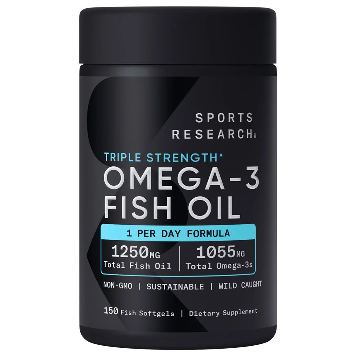 Sports Research 三倍強效 Omega-3 魚油膠囊