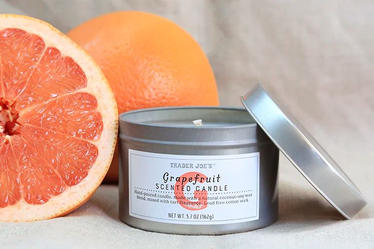 🍊 Trader Joe’s 葡萄柚香氛蠟燭 ＜季節限定＞🕯️