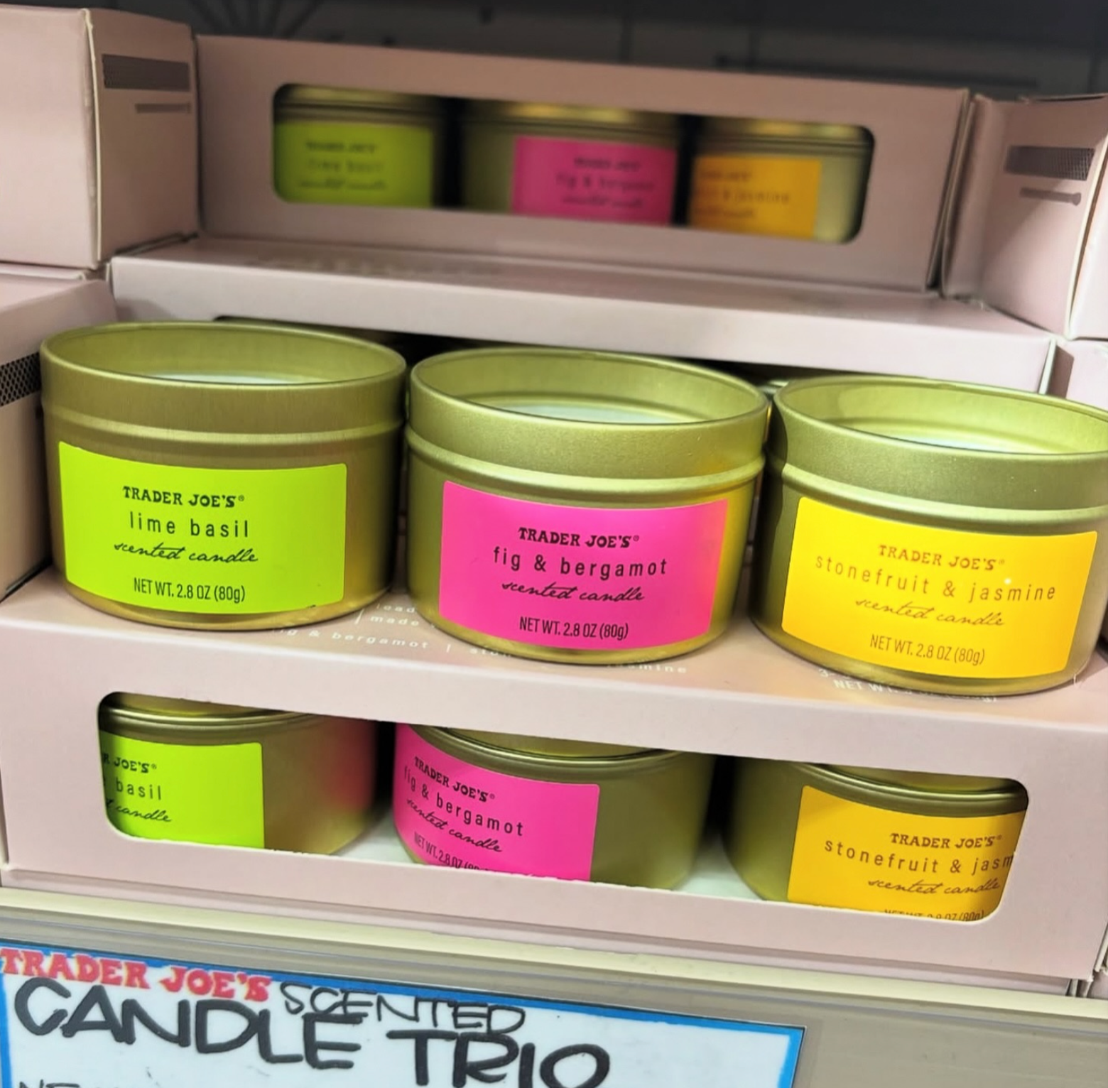 🕯 Trader Joe’s 香氛蠟燭三入組禮盒