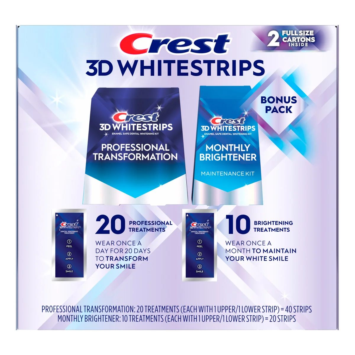 ✨🦷 Crest 3D Whitestrips 專業煥白牙齒美白貼片組