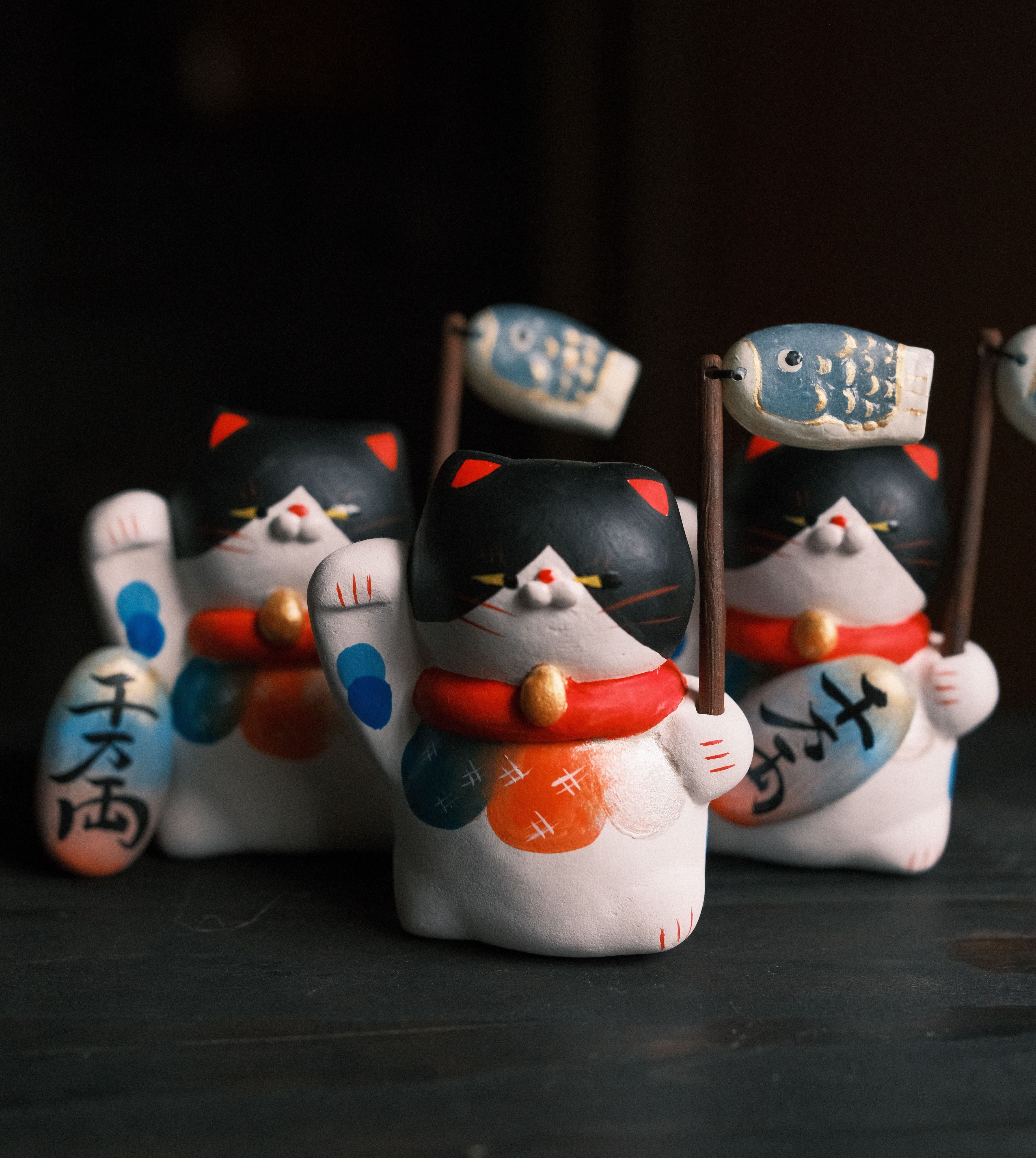 晚霞賓士鯉魚招財🎏
