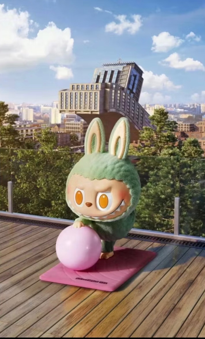 （確認款） POP MART 泡泡瑪特 THE MONSTERS慵懶瑜伽系列手辦-放空式