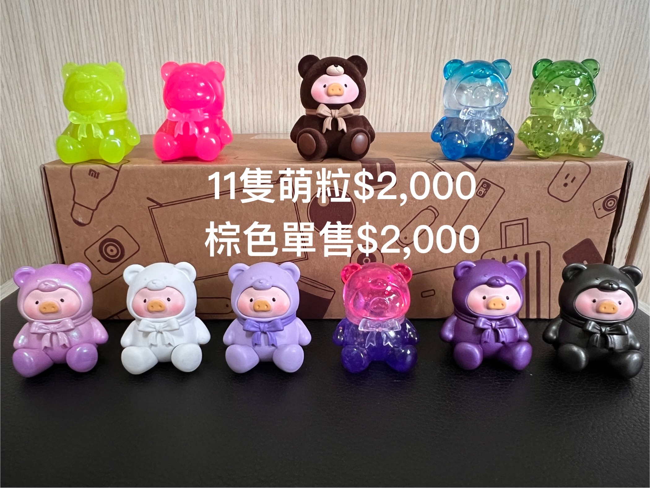 （拆袋確認款）11隻泰迪豬萌粒