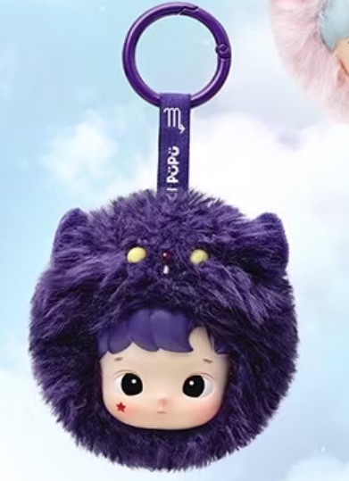 （確認款）POP MART泡泡瑪特HACIPUPU 星座系列-搪膠毛絨盲盒-天蠍座