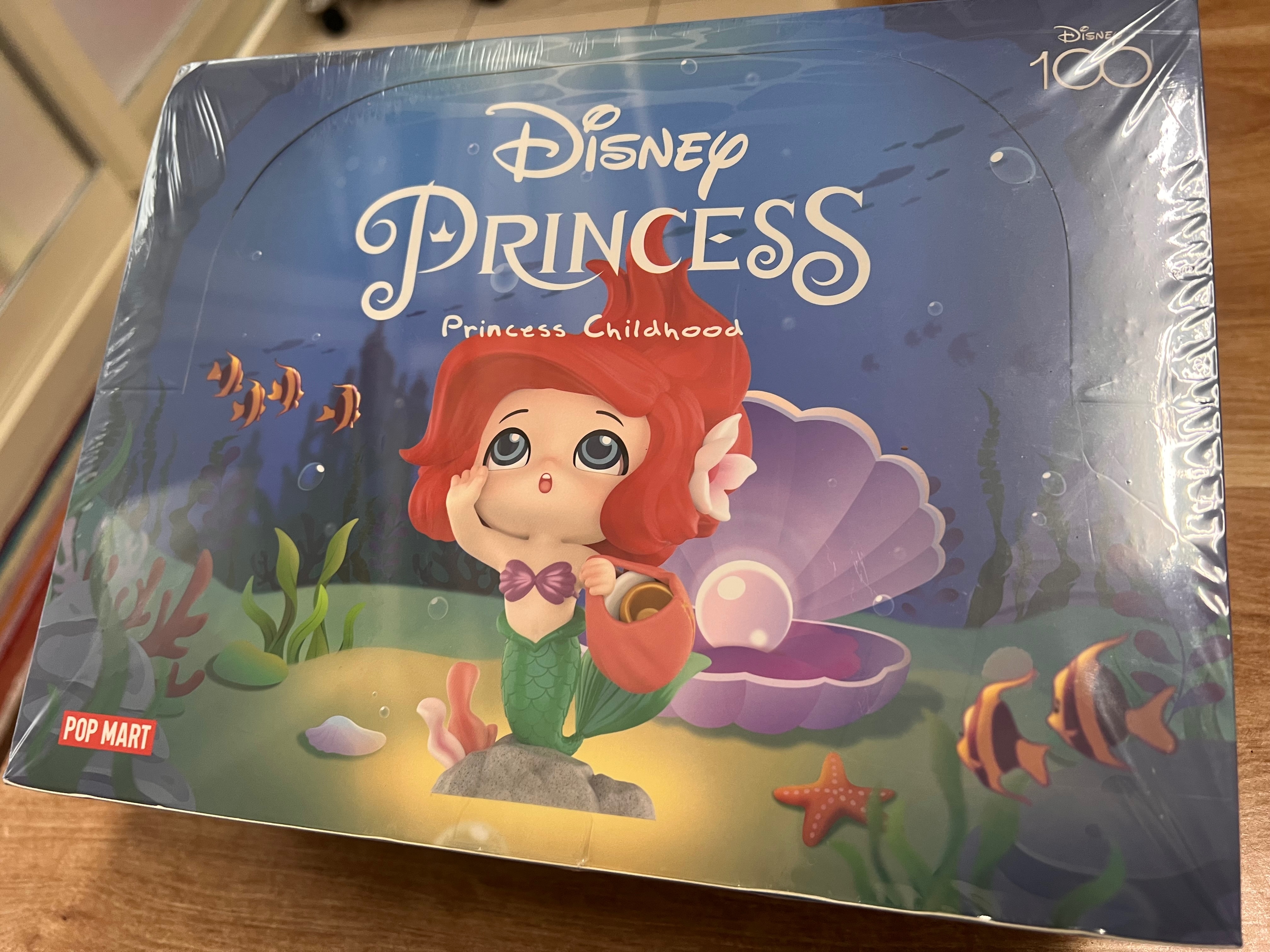 （全新未拆封）POP MART 泡泡瑪特 迪士尼100週年公主小時候系列盲盒