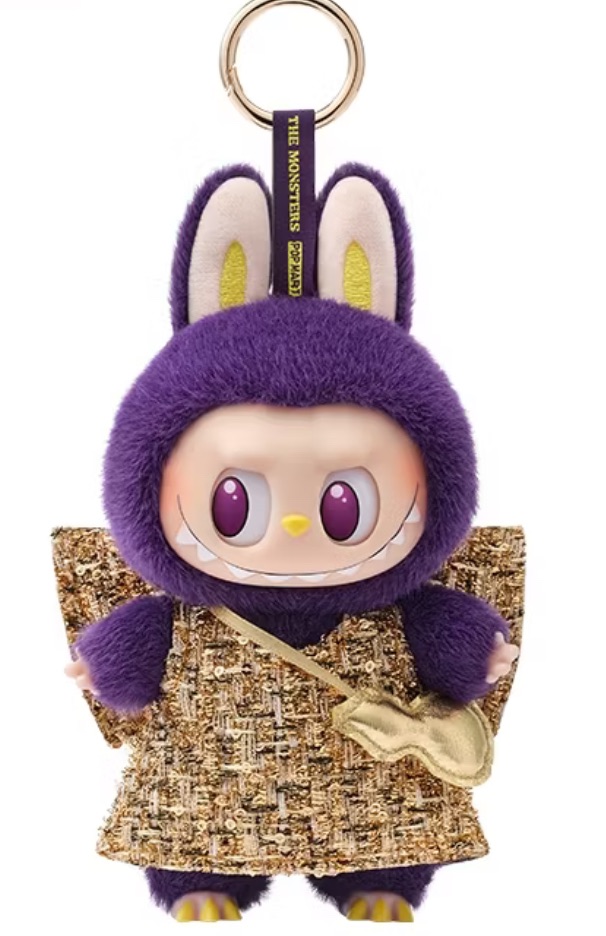 ￼POP MART 泡泡瑪特 LABUBU × PRONOUNCE- WINGS OF FORTUNE 捷膠毛绒吊卡