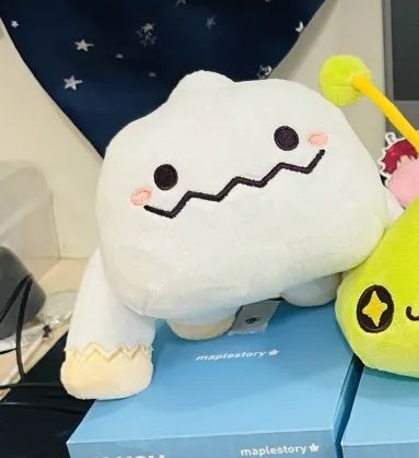 官方盲盒萌毛娃娃吊飾_雪吉拉款
