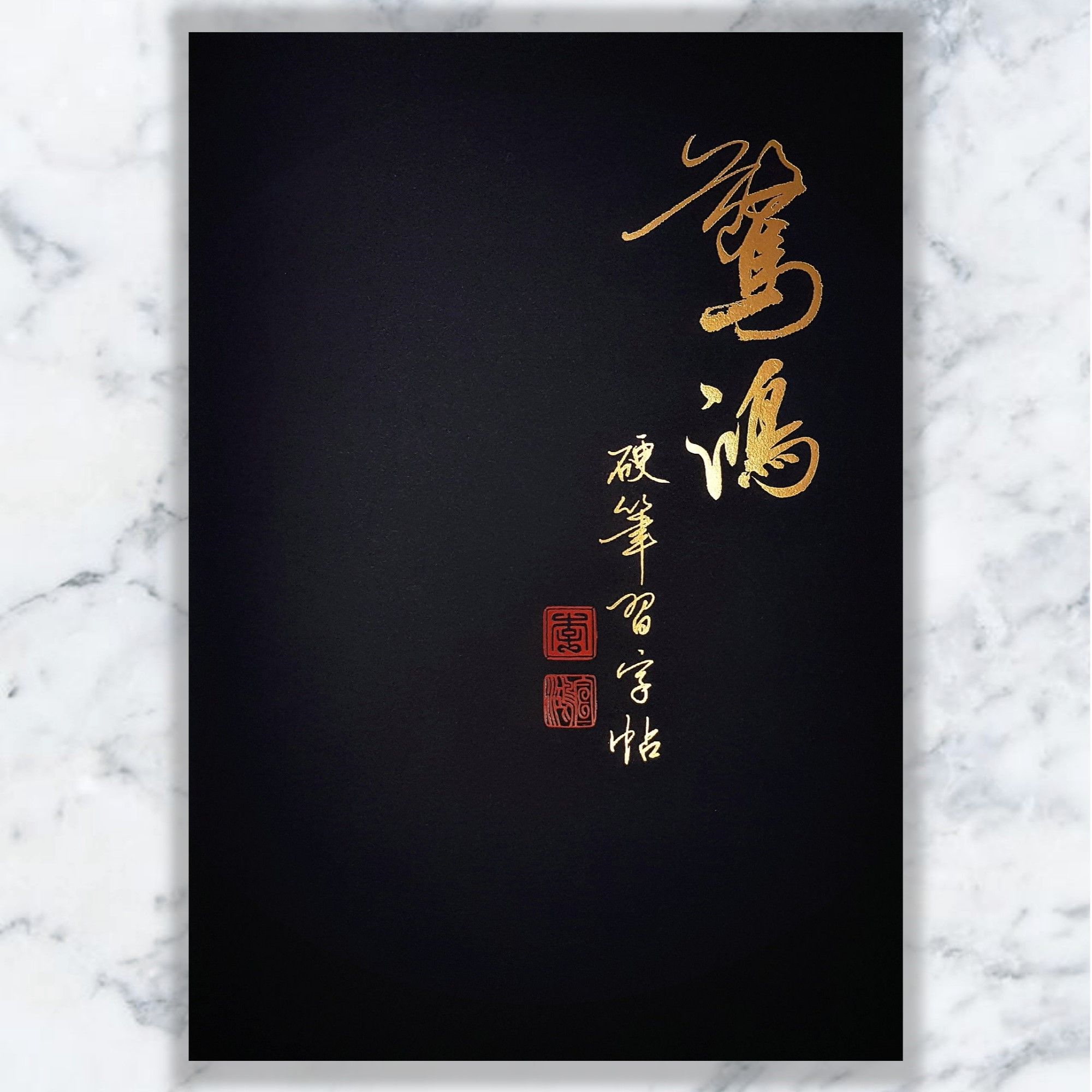 驚鴻硬筆習字帖 行楷/練字/書法/硬筆字/鋼筆/字帖/繁體字/A4/驚鴻一撇