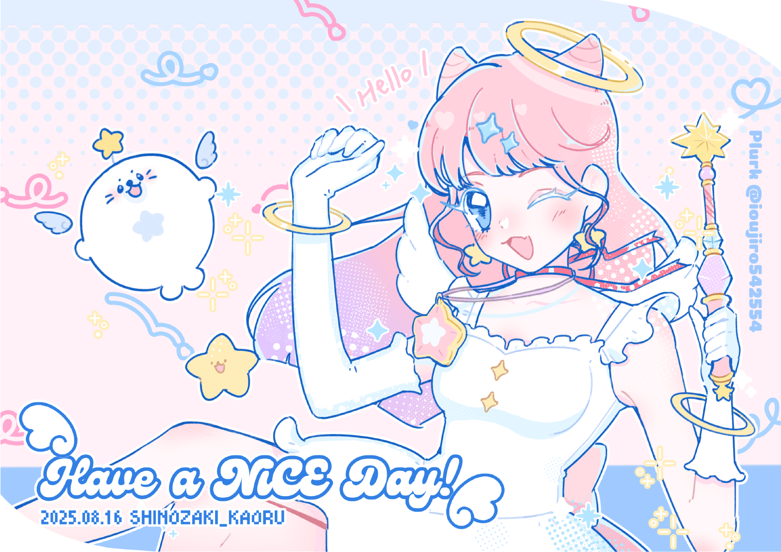 原創魔法少女 小卡 （13*9公分）