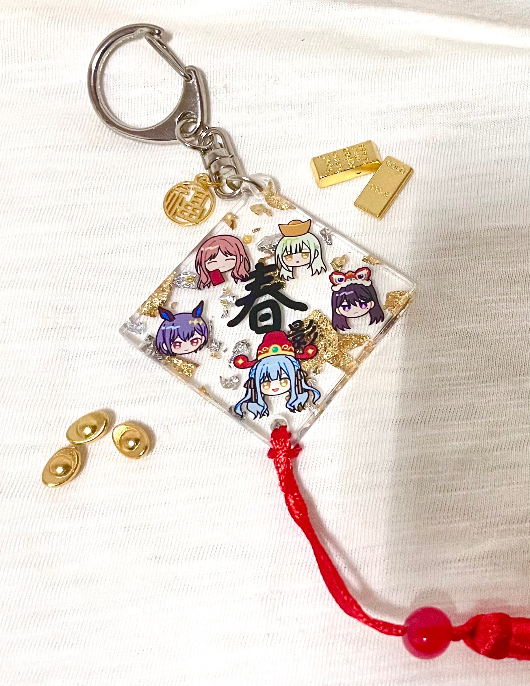 Crychic 金銀箔吊飾