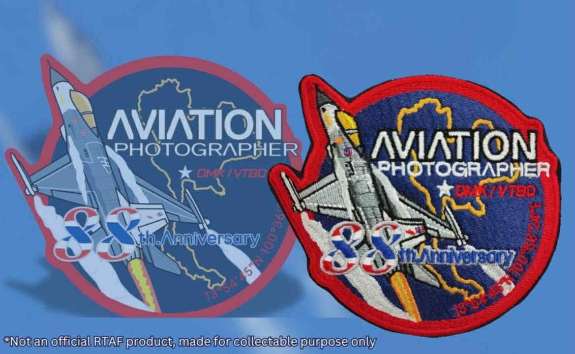 泰國空軍88周年F-16 DMK Photographer專屬臂章