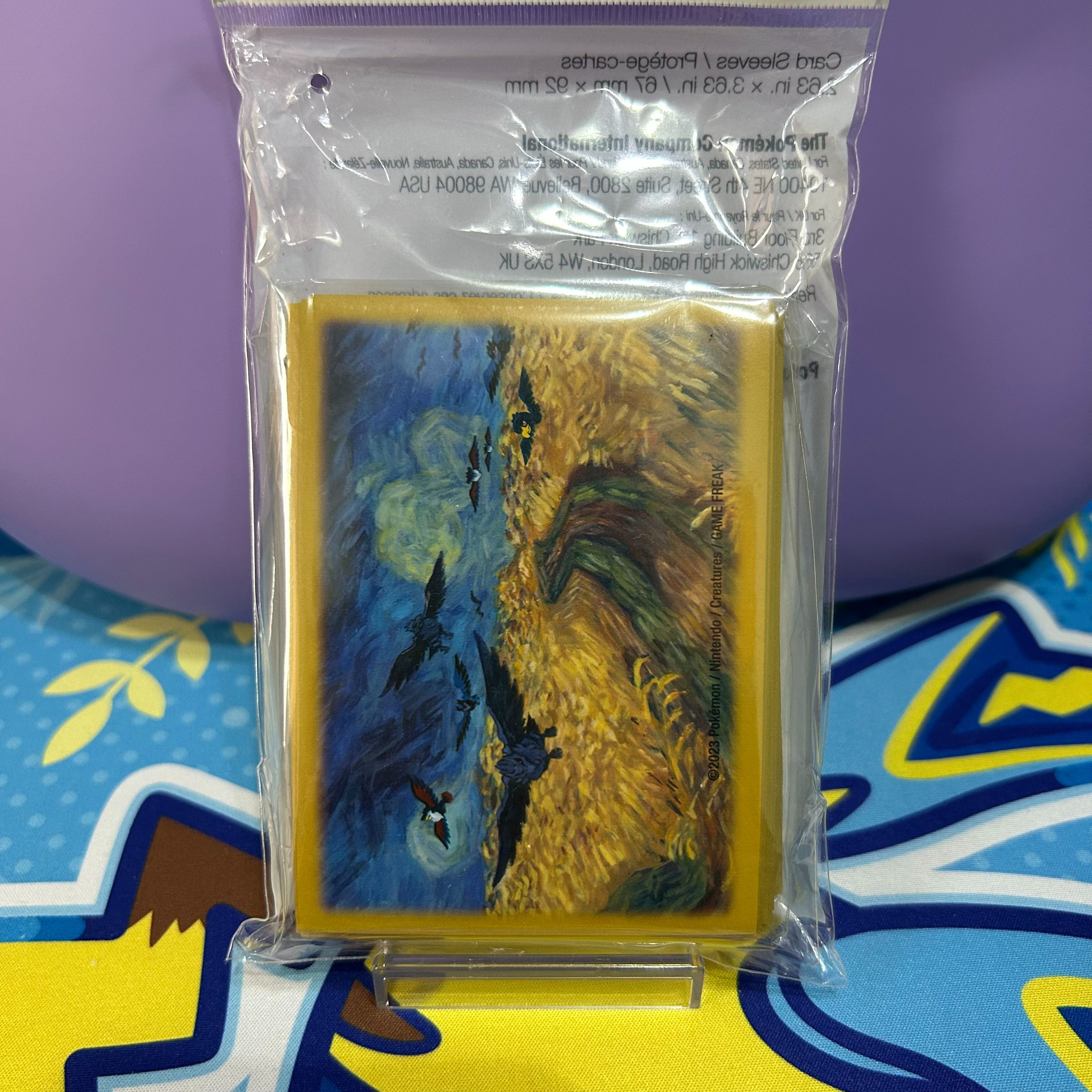 【卡套】梵谷x寶可夢 麥田鴉群 ｜寶可夢卡牌PTCG