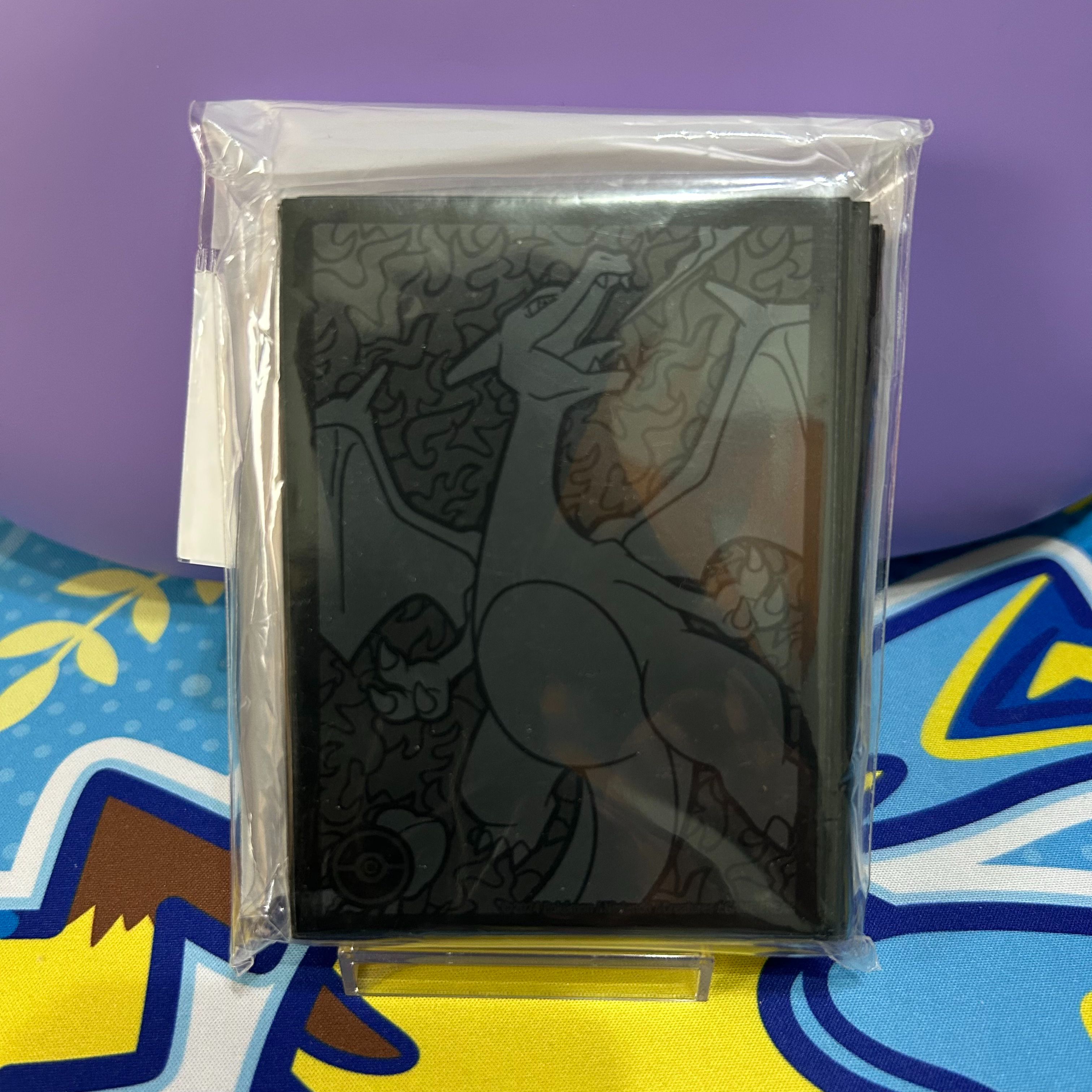 【卡套】黑銀 噴火龍｜寶可夢卡牌PTCG
