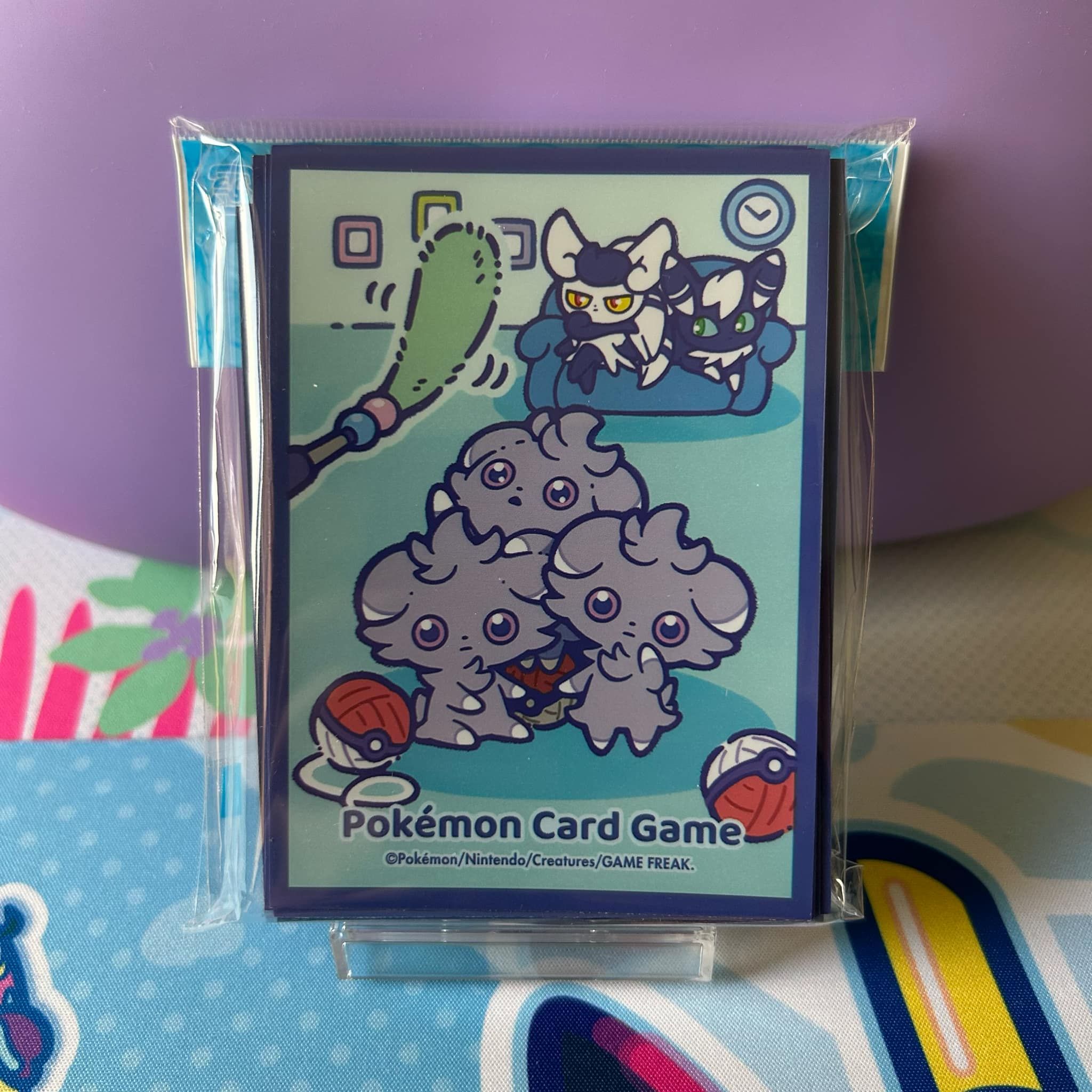 【卡套】悠哉尾草逗貓棒 ｜寶可夢卡牌PTCG