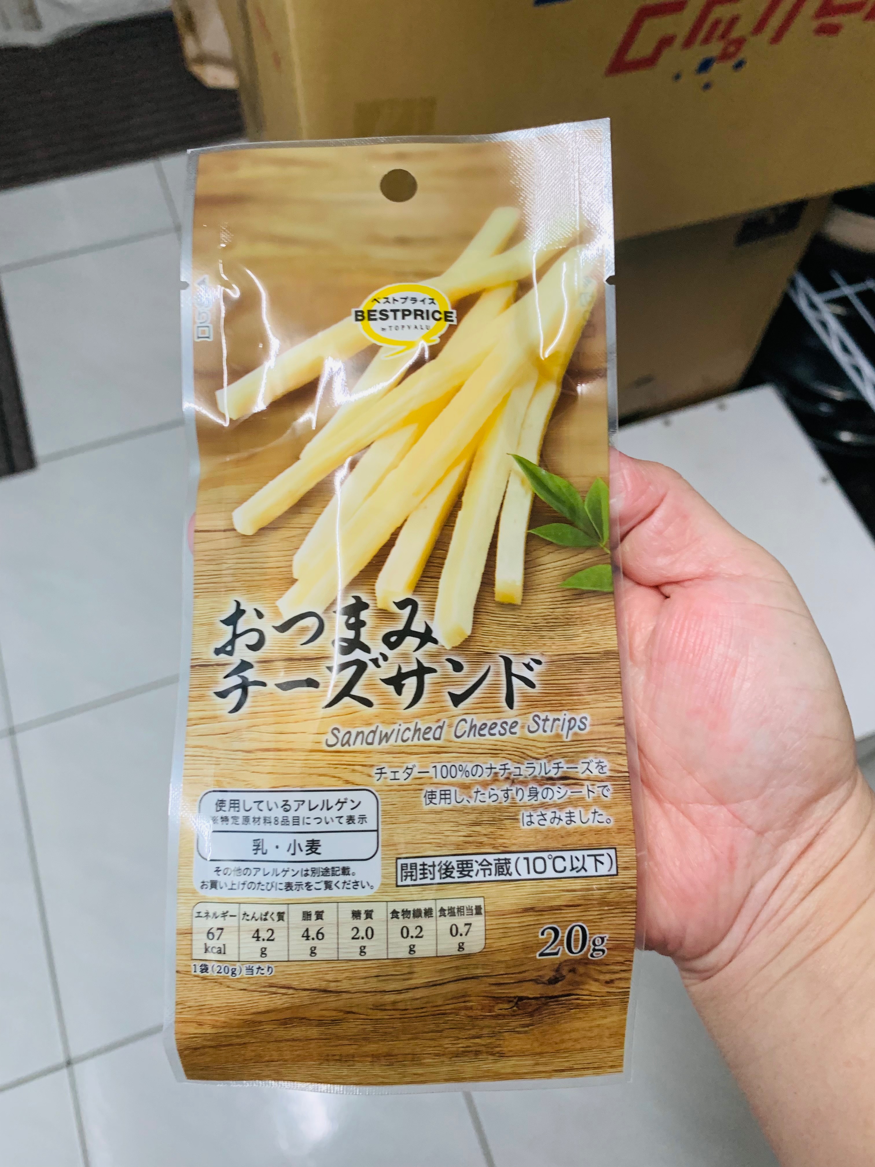 TOPVALU永旺超市限定 鱈魚起司條20g