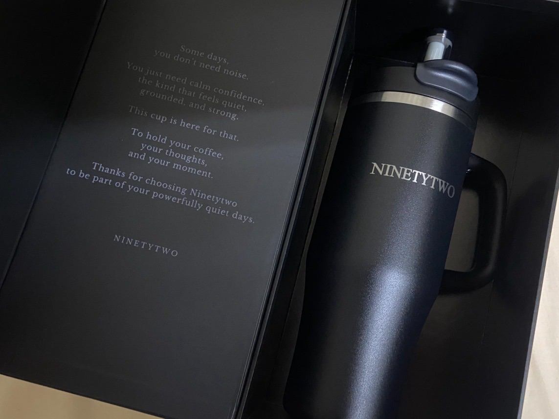 NINETYTWO 黑色杯子（全新未拆）