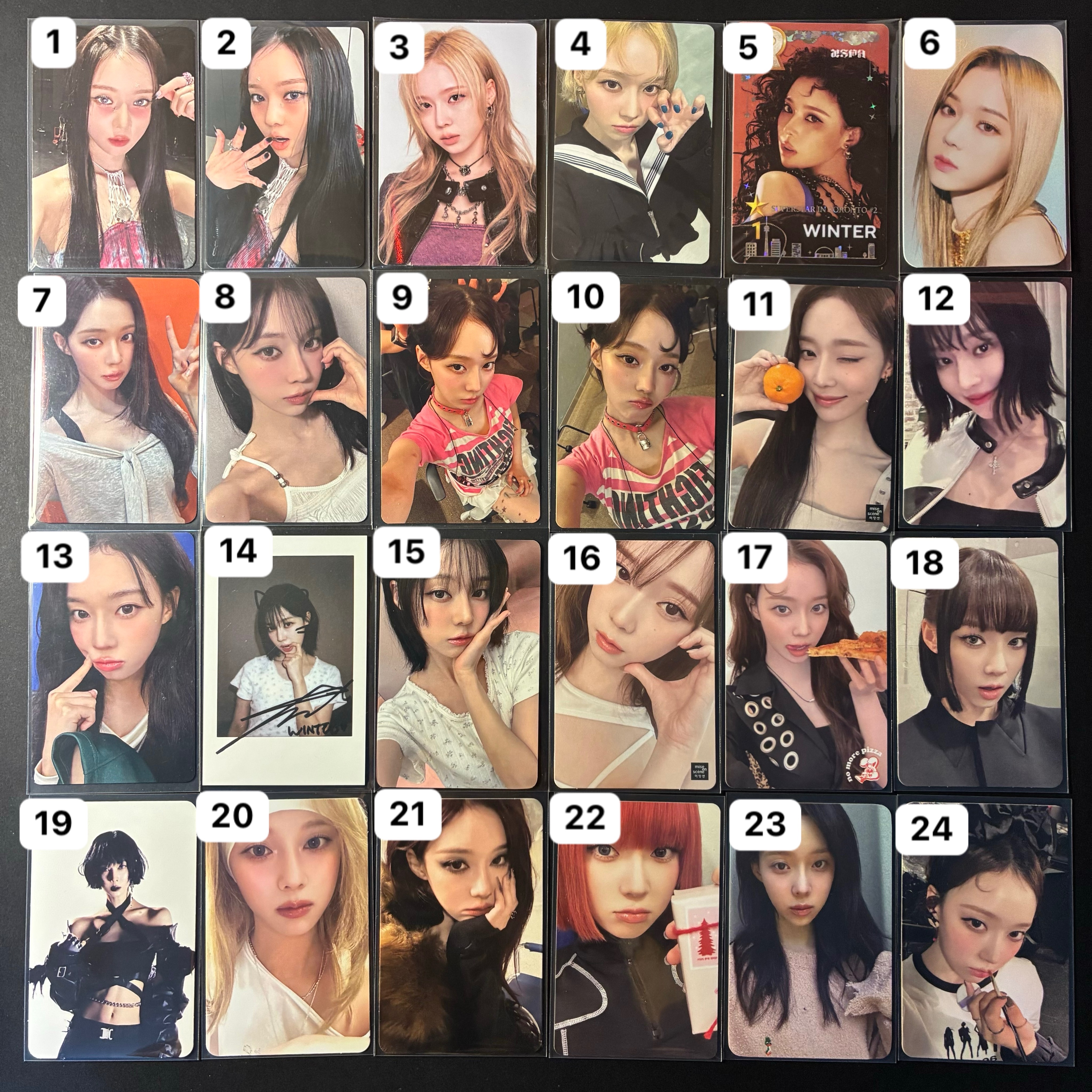 Winter小卡（小卡默認廠損）此區僅標示「🟡」才可當綁卡❗️