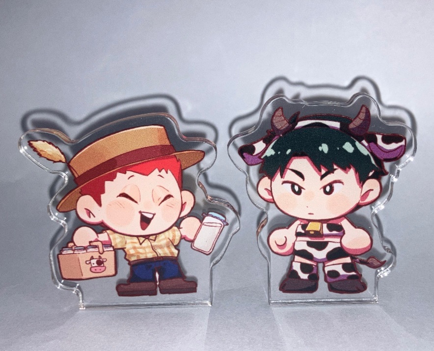 ［排球少年］牛牛和他的農夫5cm飯友（天童＆牛島）