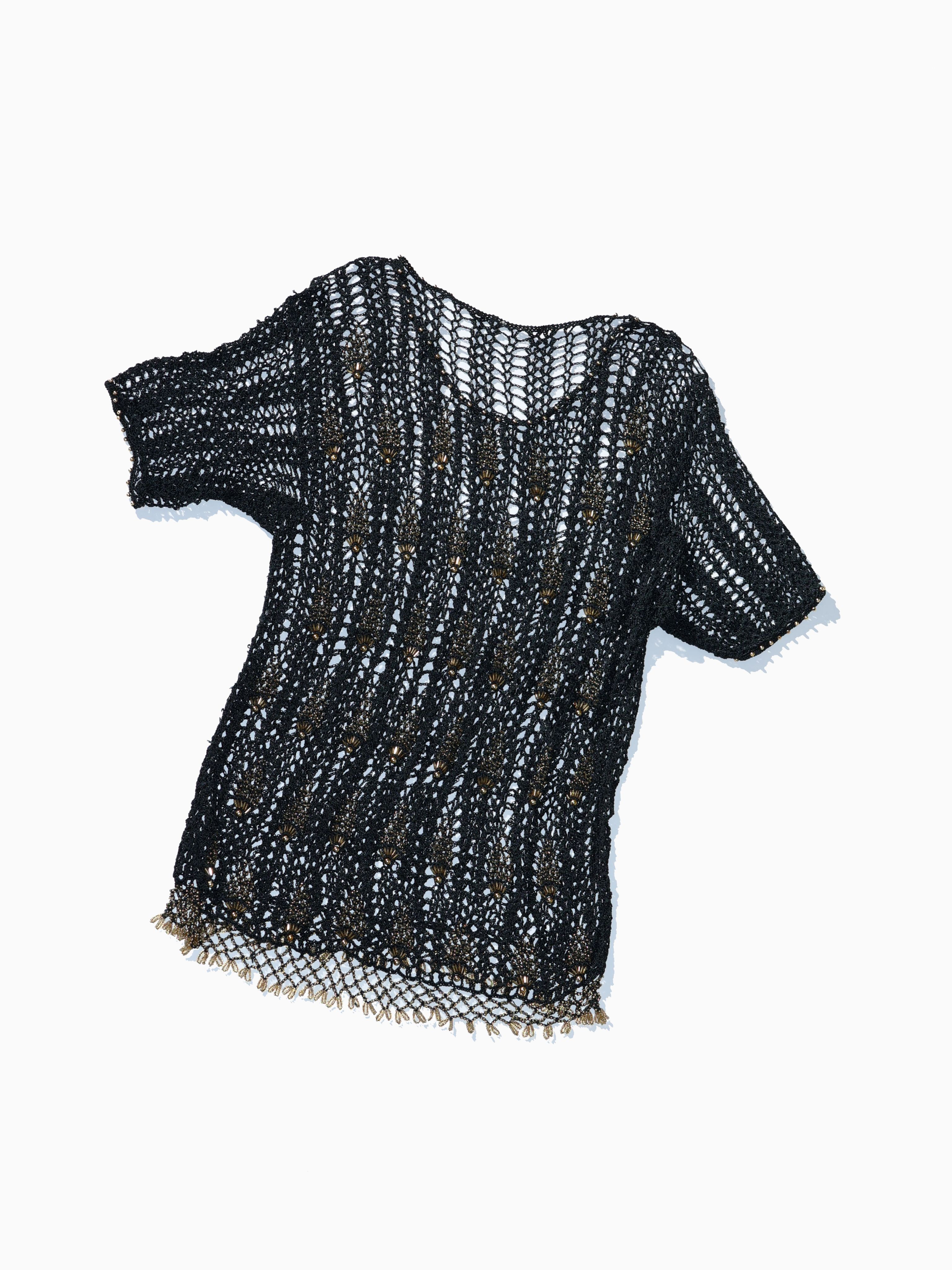 Crochet Beaded Top