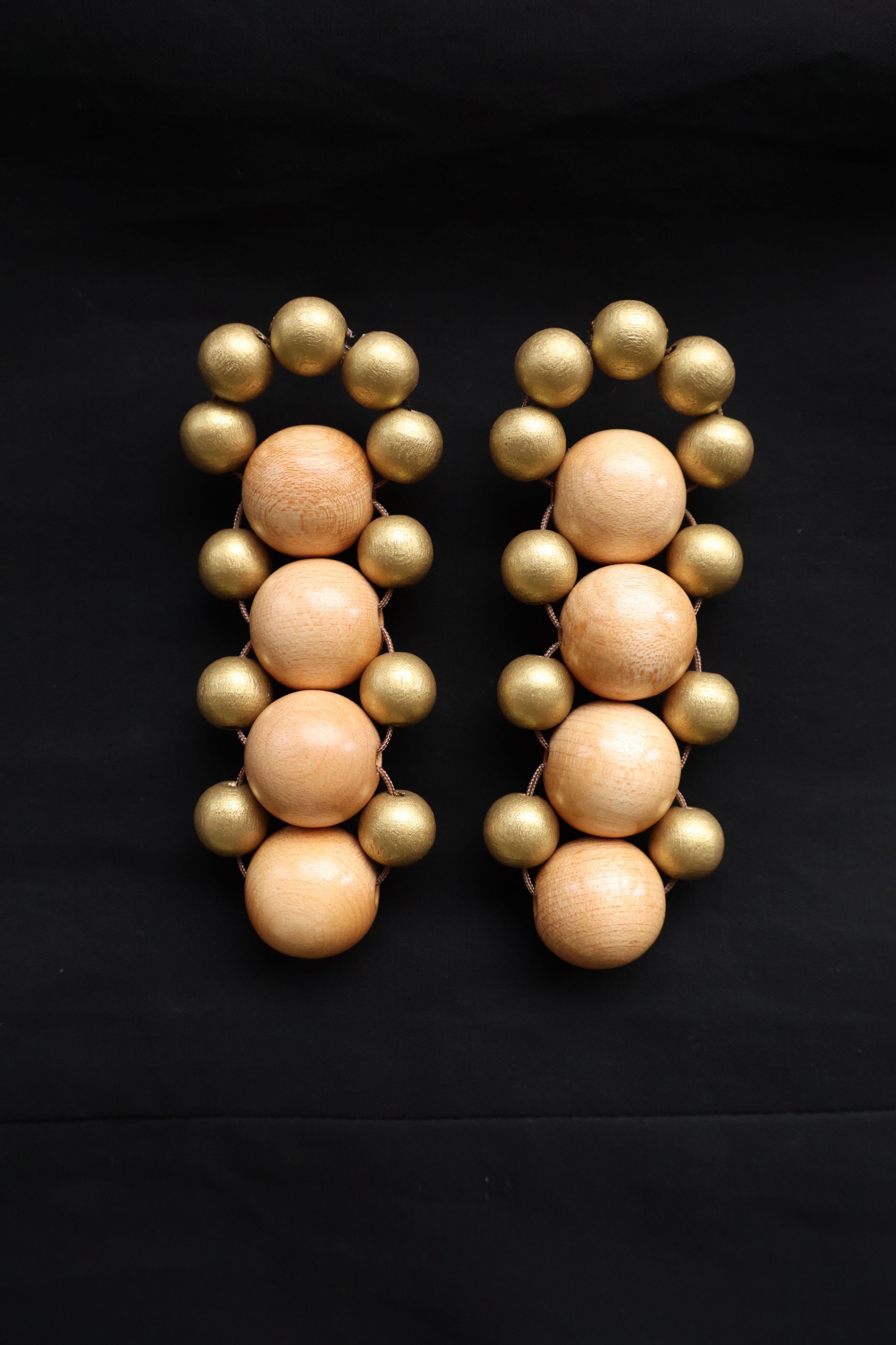 Talina 金色短耳環 Gold Short Earrings