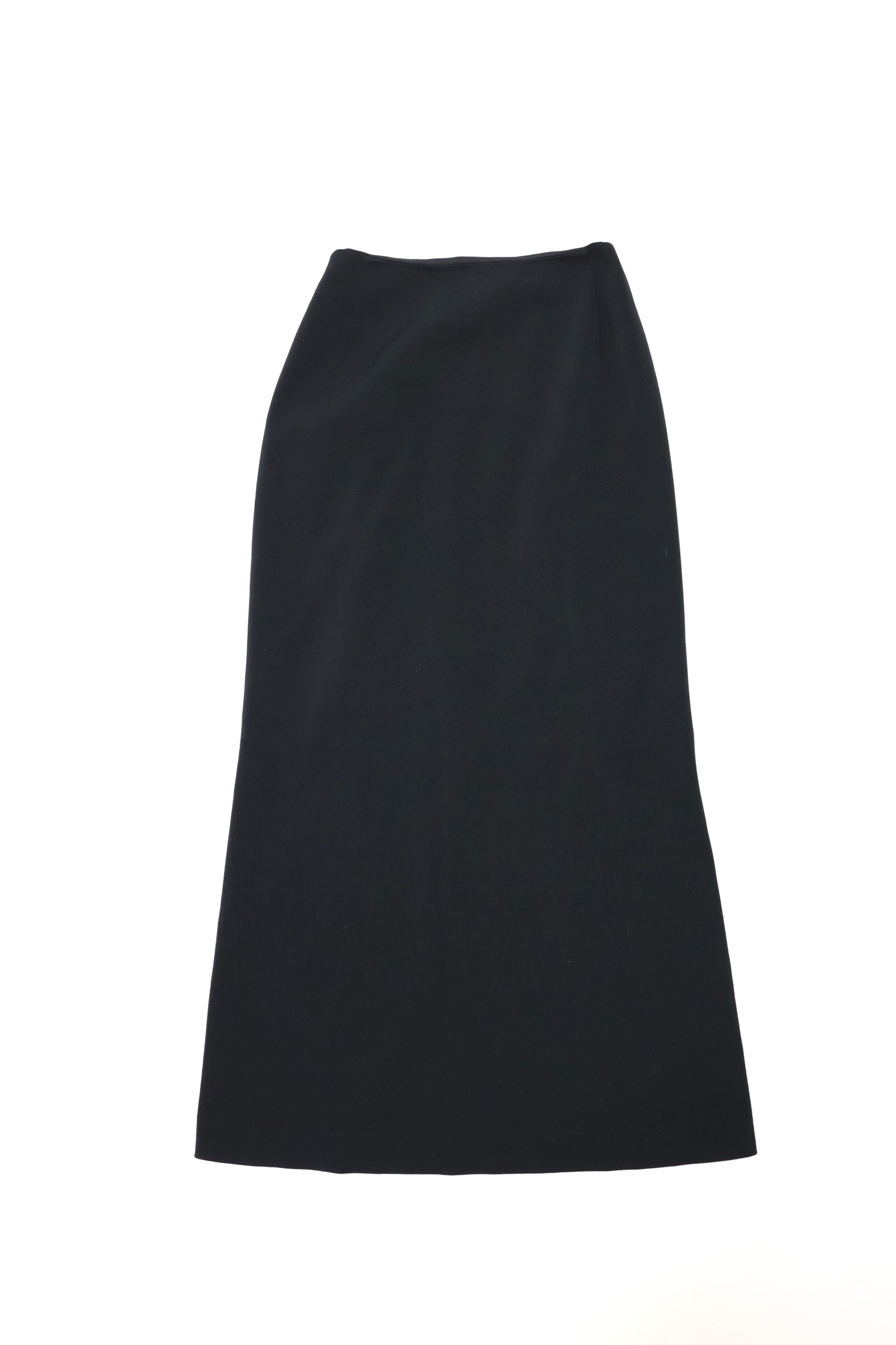 羊毛落地貼身長裙 Wool Floor-Length Fitted Skirt
