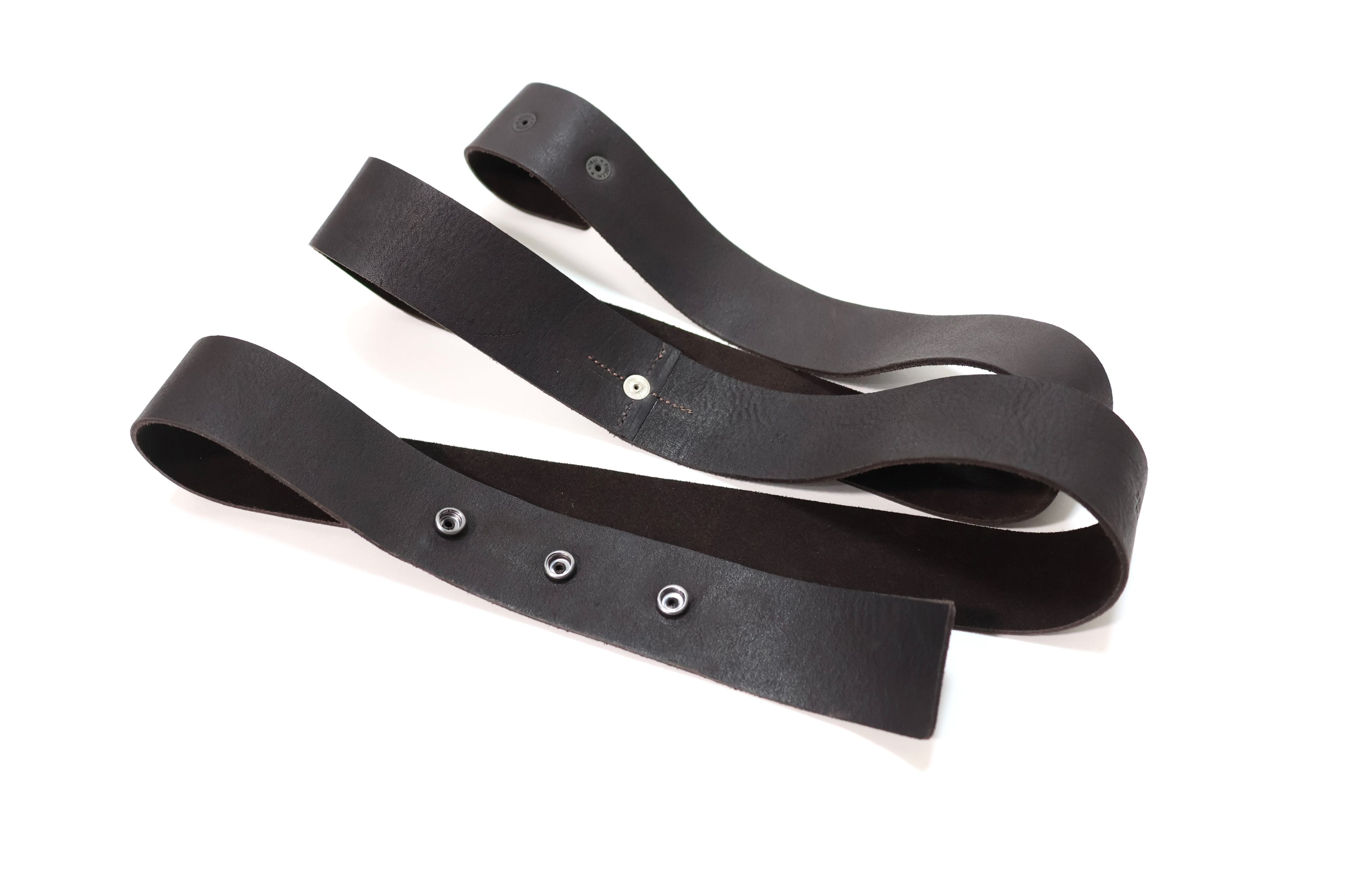 Hache 金屬釦麂皮特長皮帶 Metal Buckle Suede Extra-Long Belt