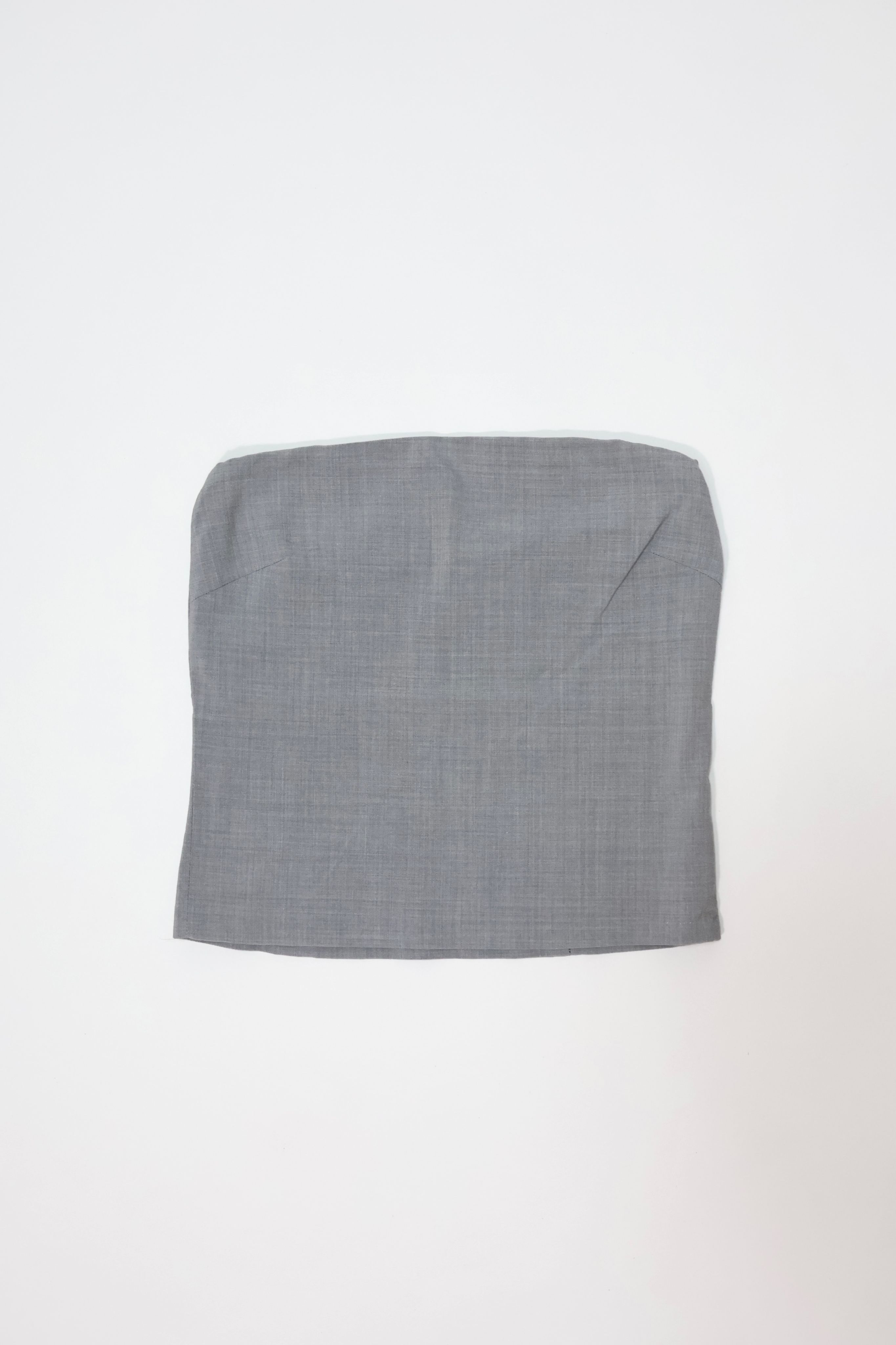 DKNY灰色無肩帶背心 Grey Strapless Top