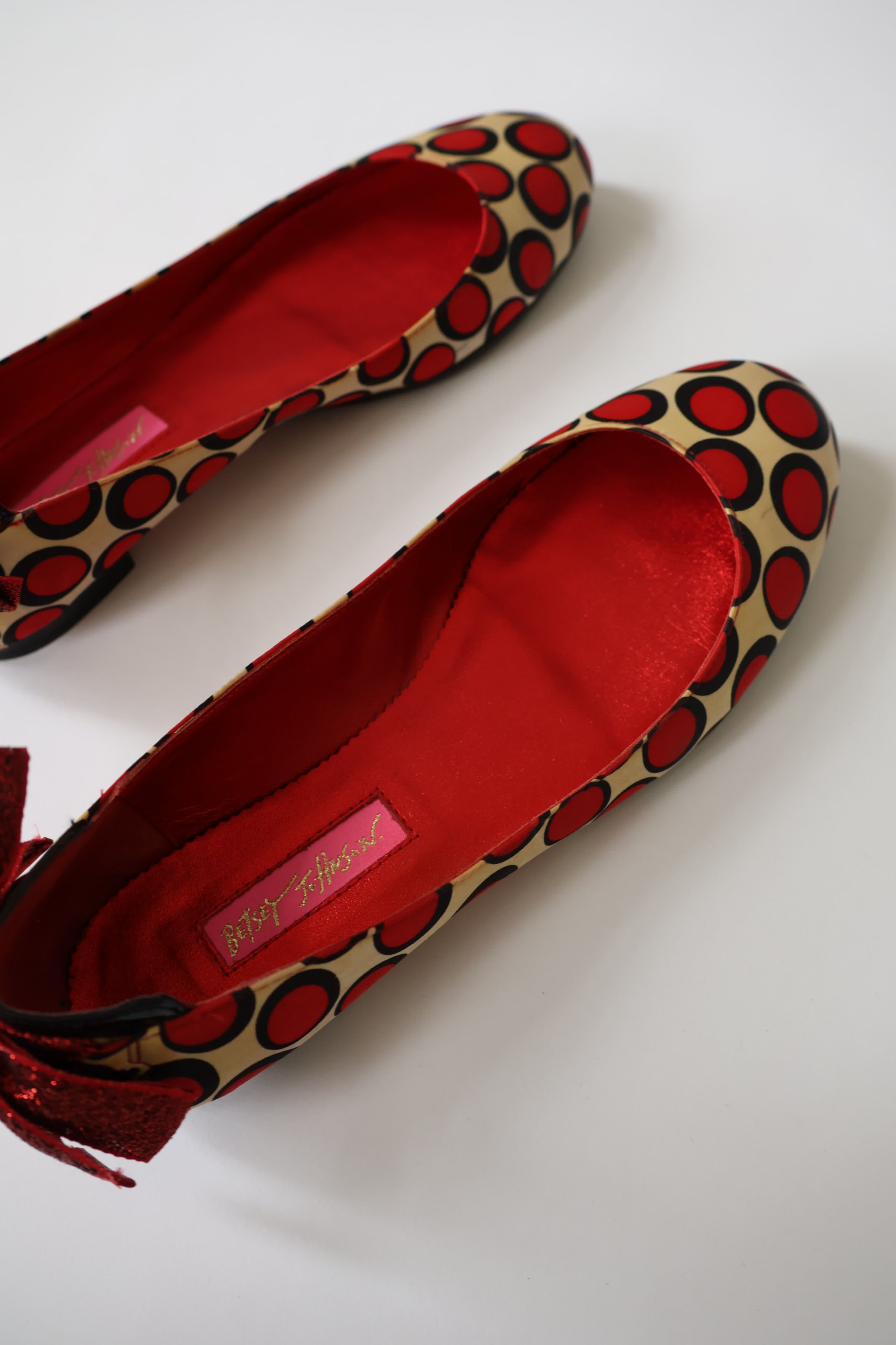 Betsy Johnson 粉紅圓點鞋