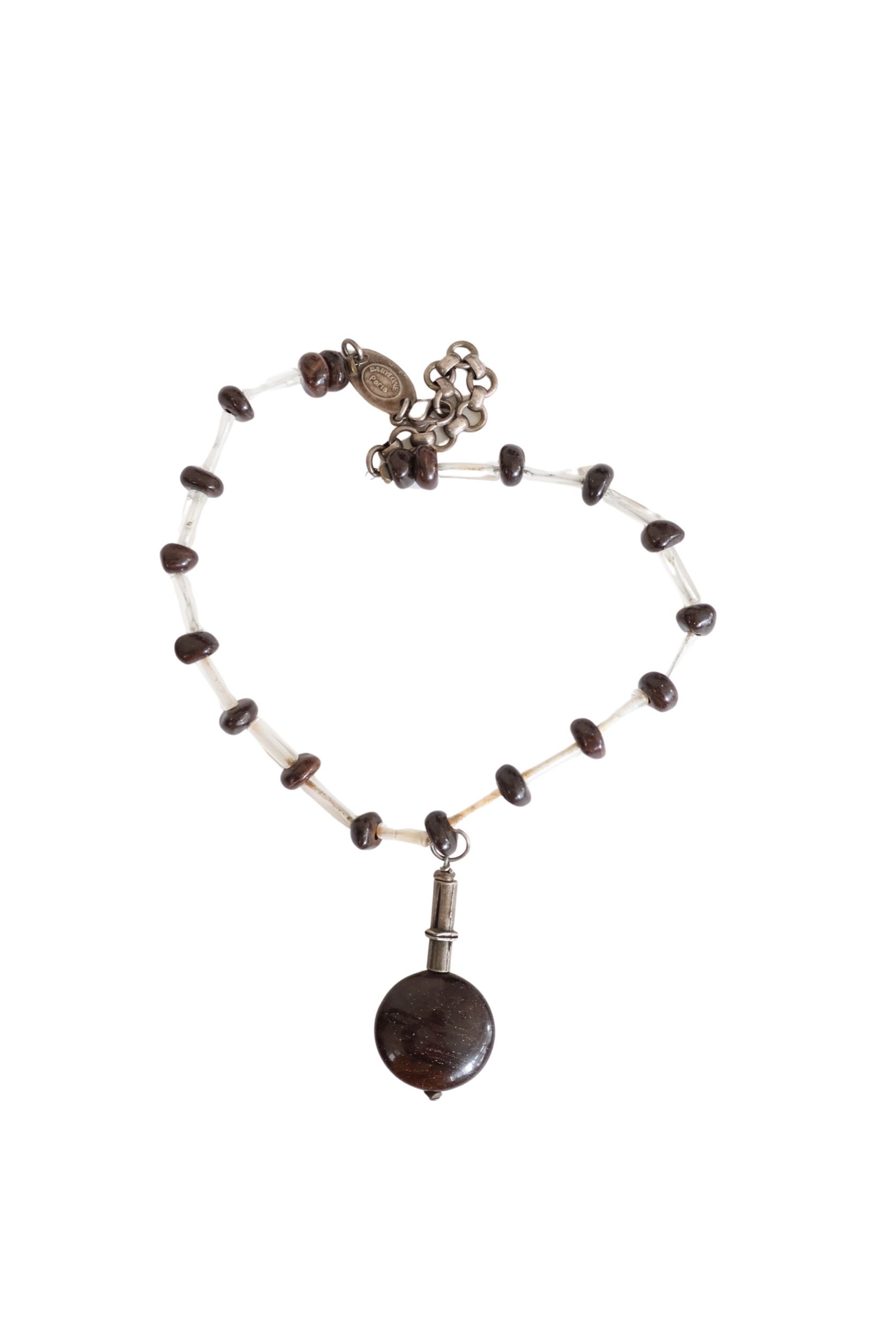 BABYLONE Paris黑白珠珠頸鍊