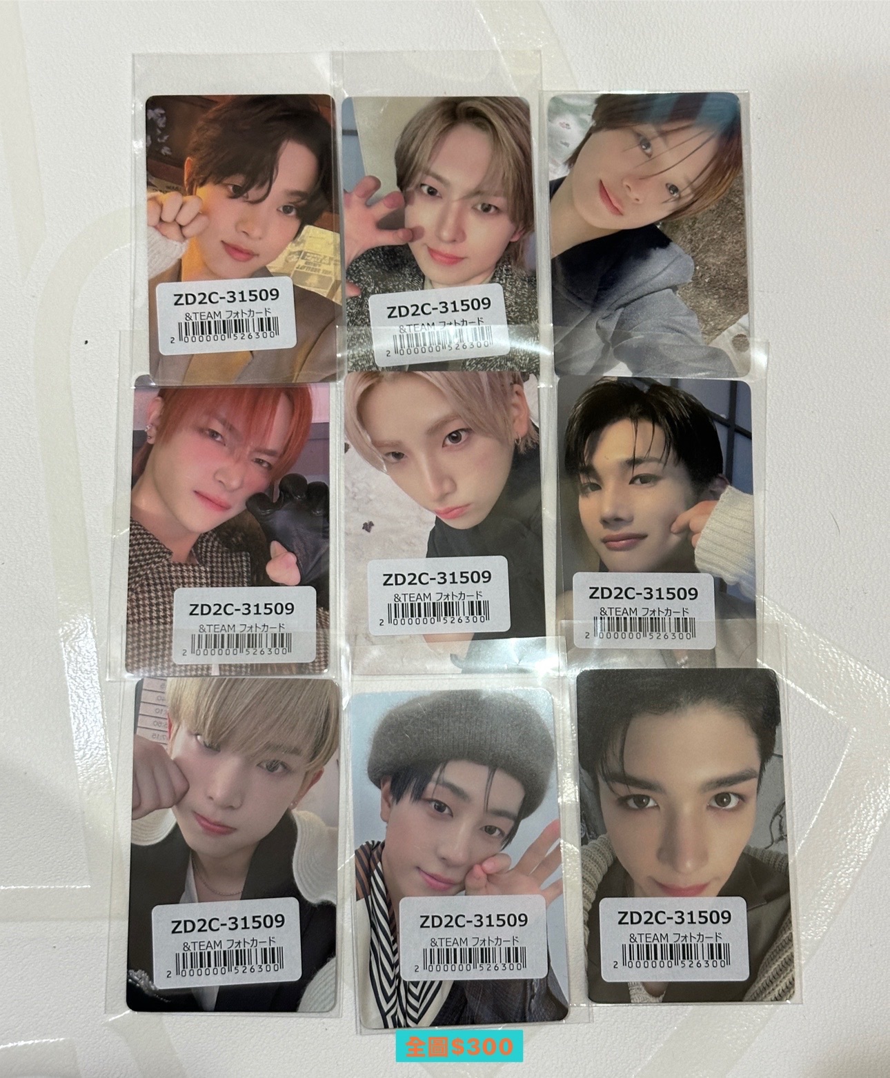 雪明環球特典（k放錯，但會寄對）