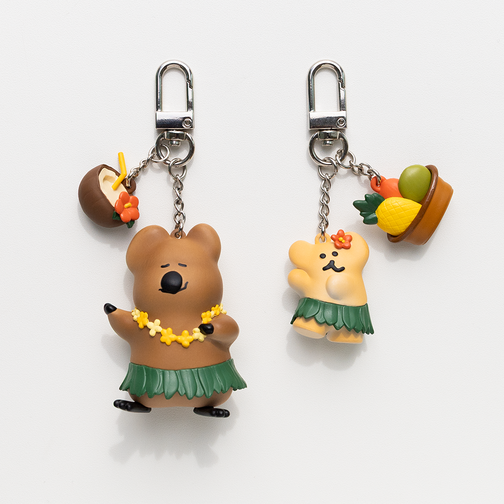 Tanning QUOKKA ＆ BOBO Keychain