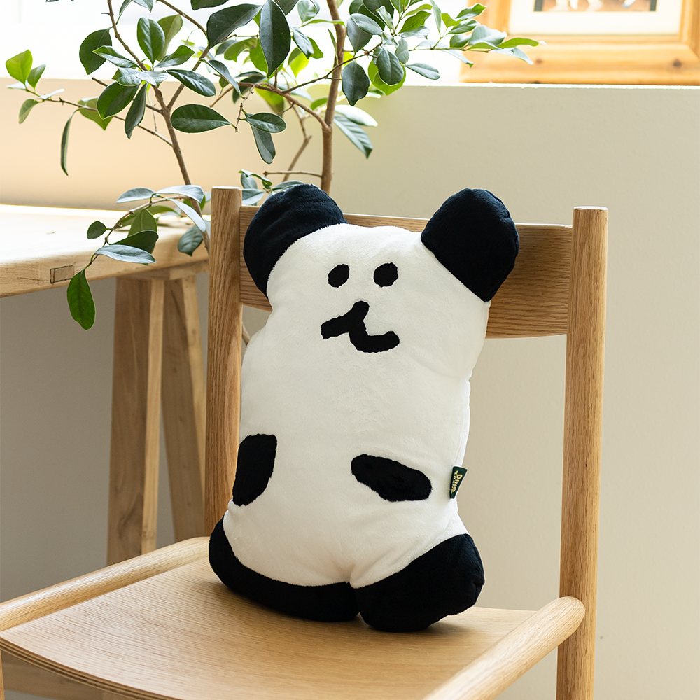 Oreo /Croissant  BOBO Flat Fur Cushion