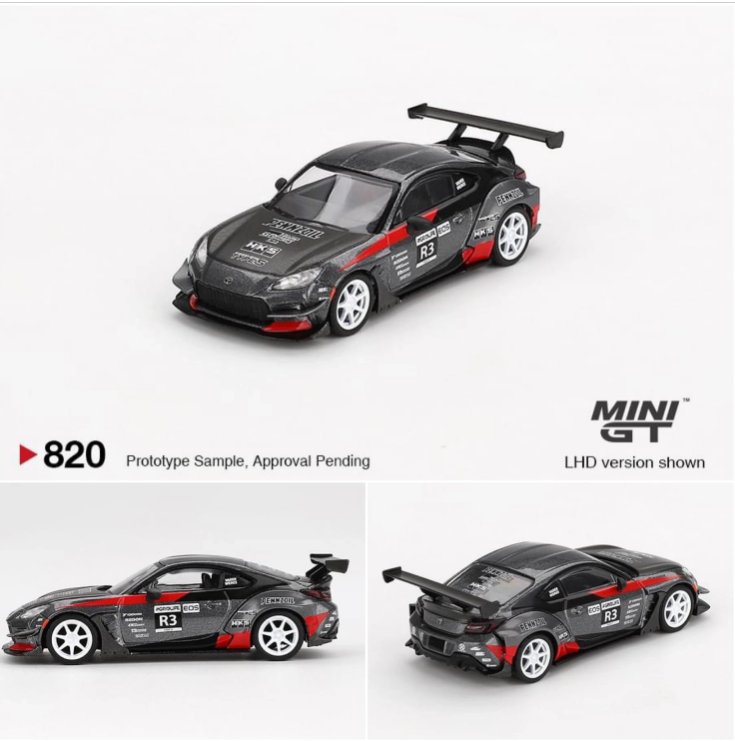 MINI GT 820 Toyota GR86 Larry Chen HKS Turbocharged GR86