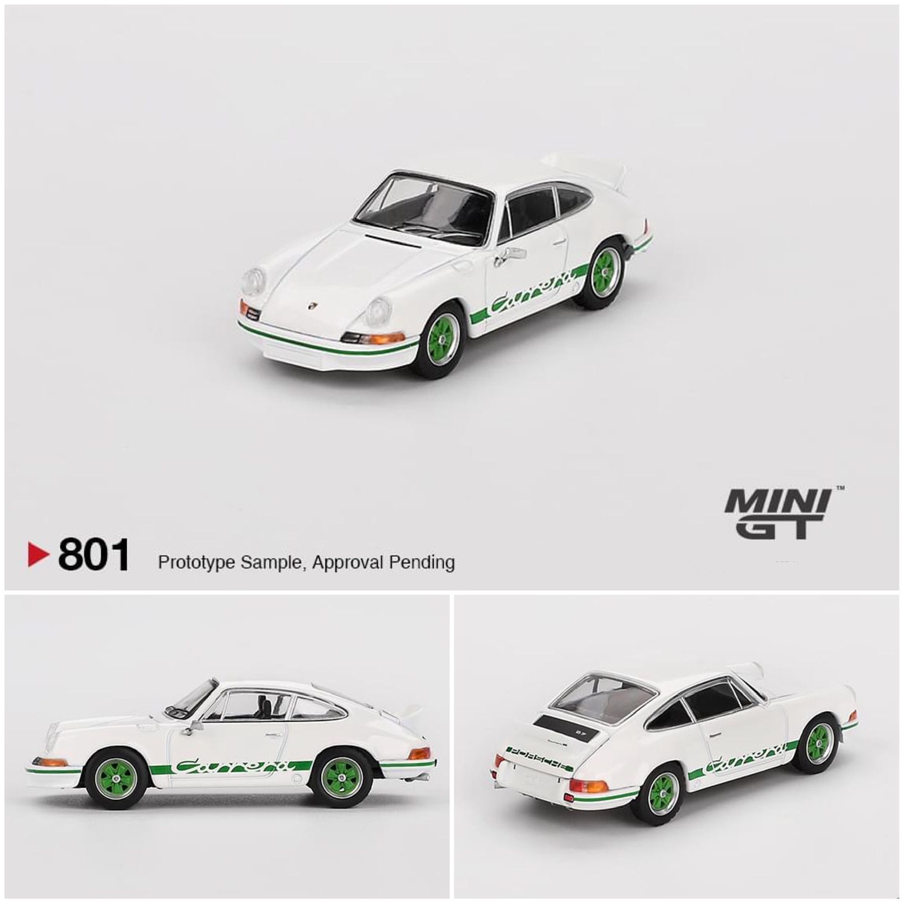 MINI GT 801 1/64 保時捷 Porsche 911 Carrera RS 2.7 模型車 MINIGT