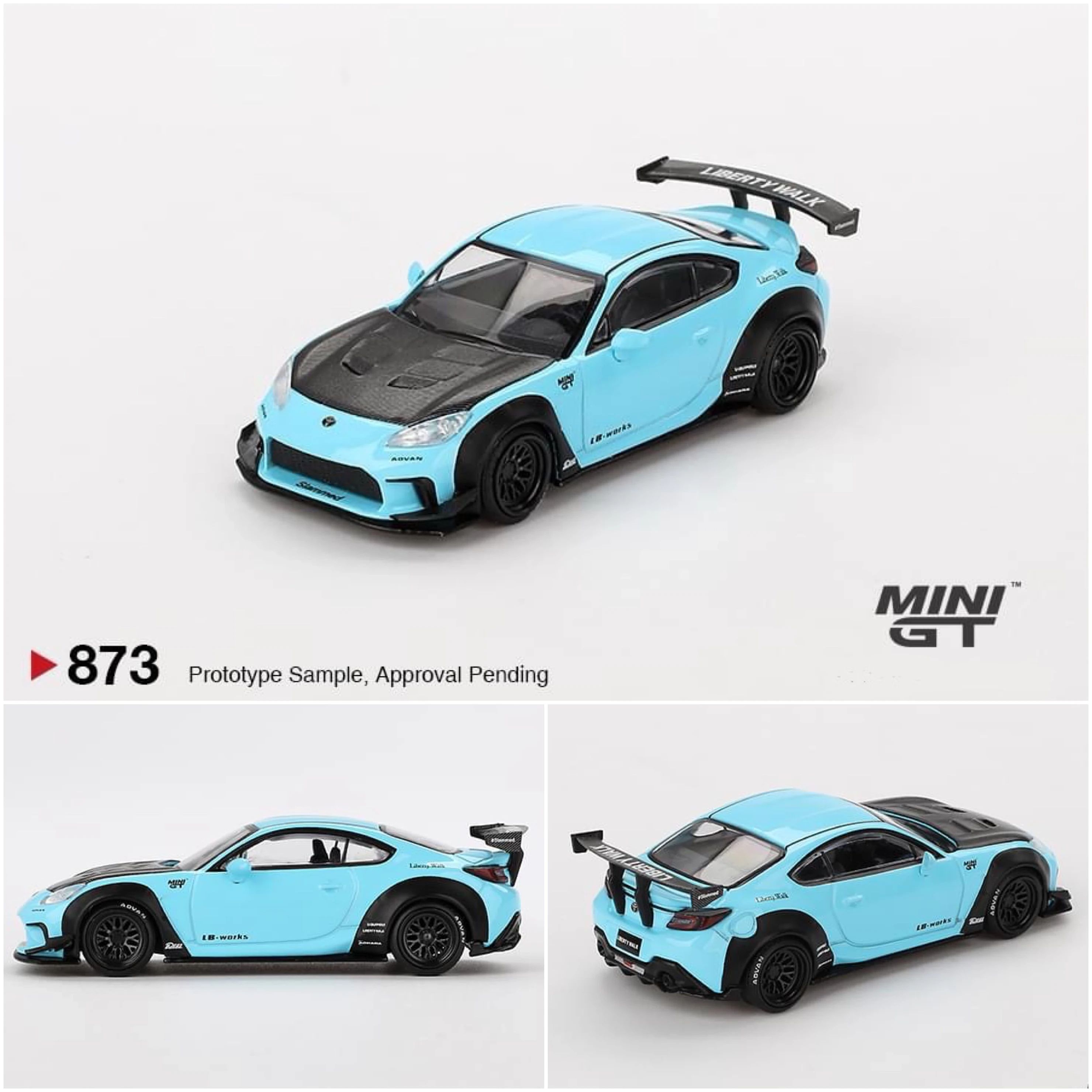 MINI GT 873 Toyota GR86 LB★Nation Baby Blue LBWK 寶寶藍