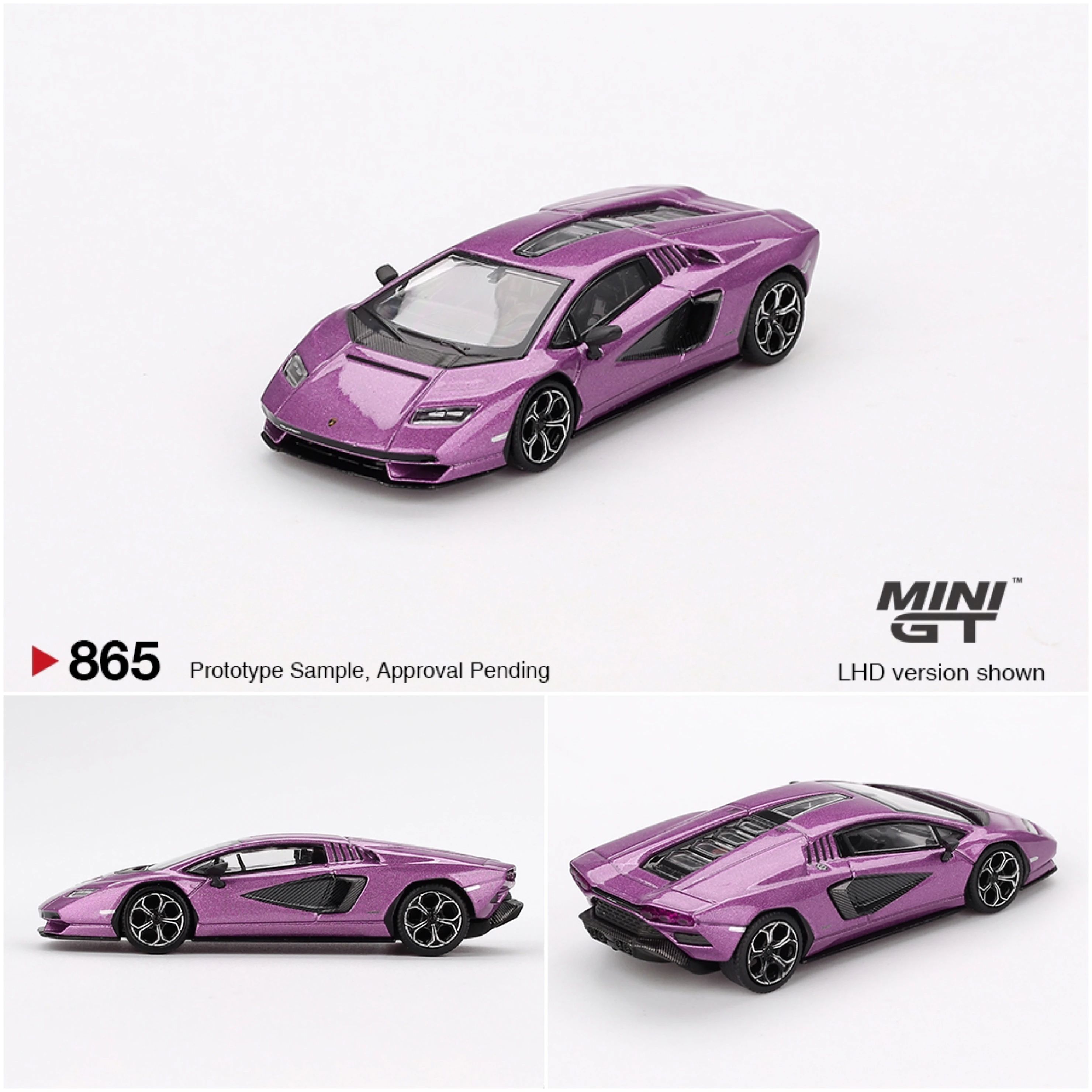 MINI GT 865 Lamborghini Countach LPI 800-4 Viola 30th