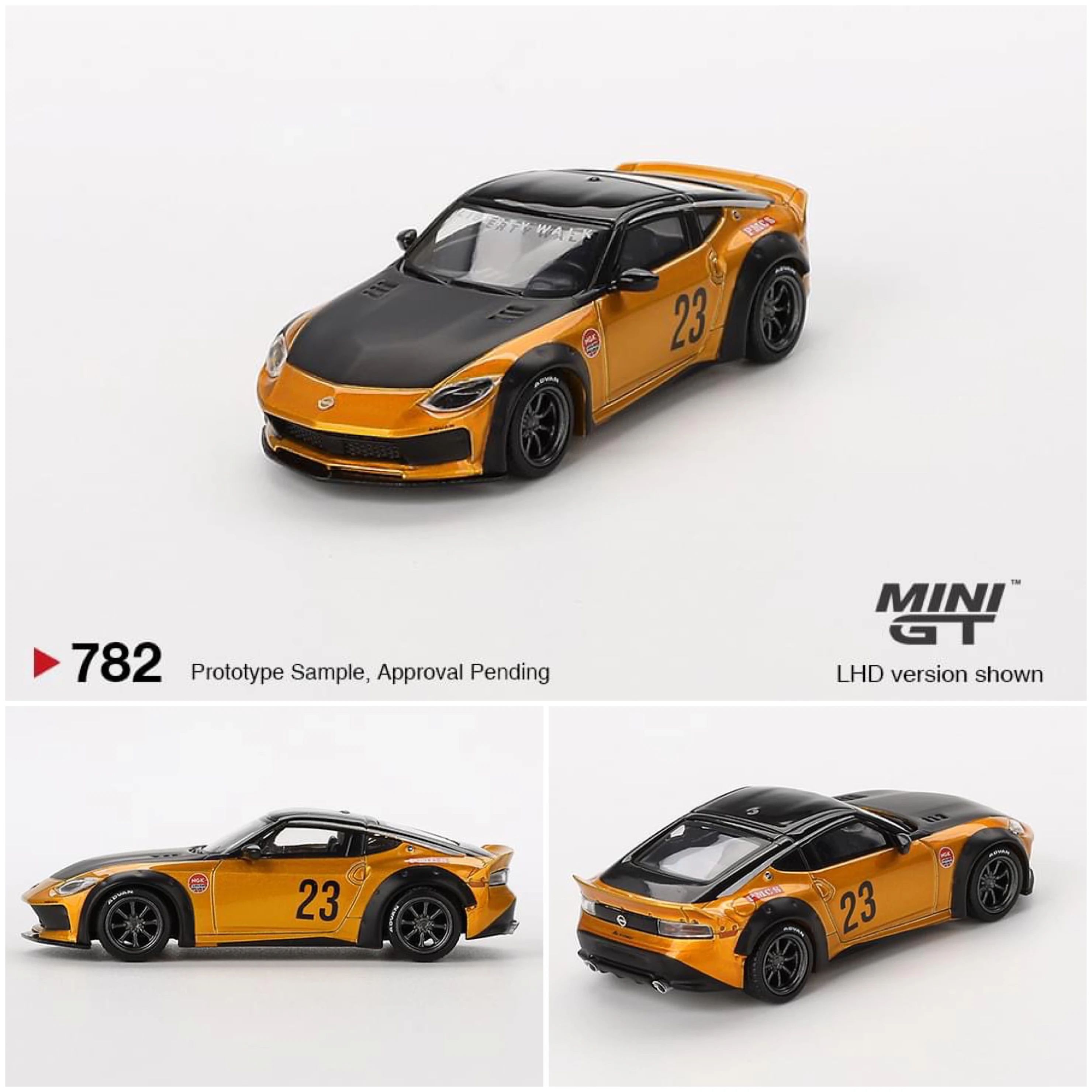 MINIGT 782 1/64 日產 Nissan Fairlady Z LB NATION WORKS 金