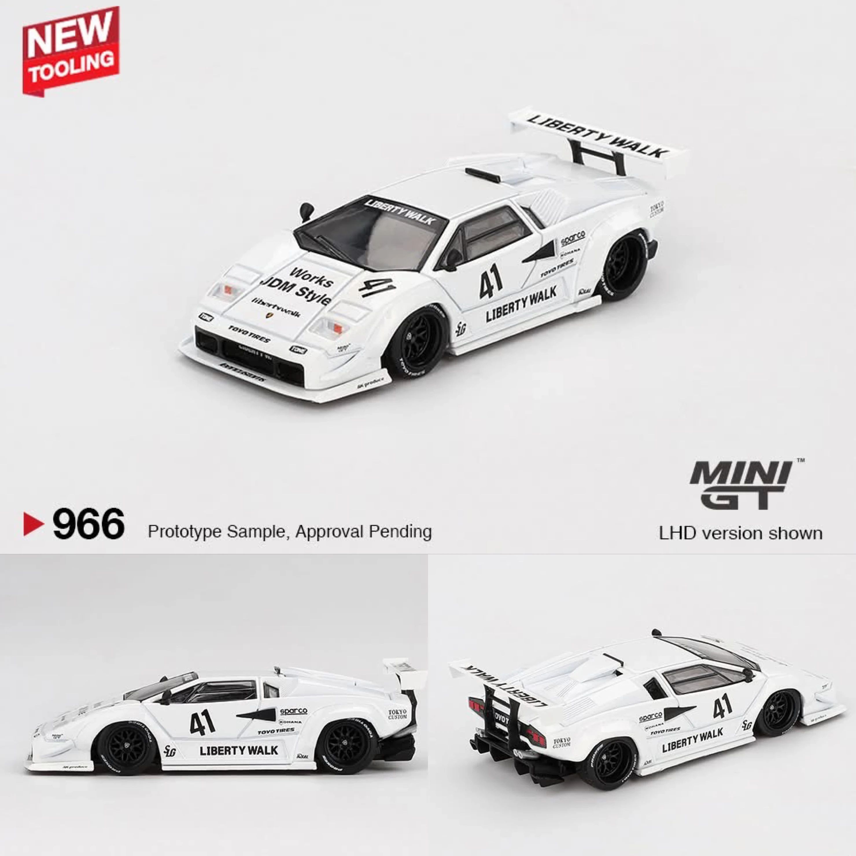MINIGT 966 1/64 藍寶堅尼 Lamborghini Countach LB WORKS 2024東京車展