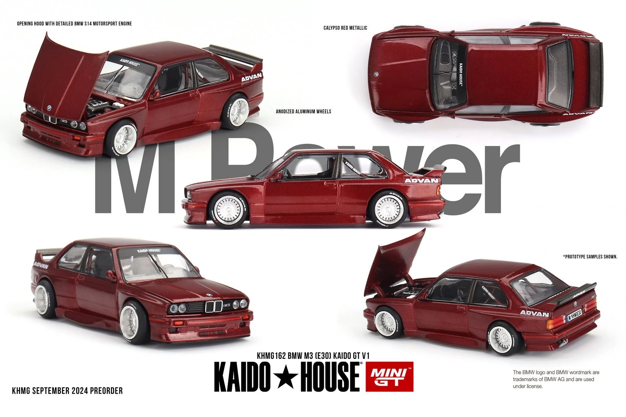Kaido House X MINI GT 162 BMW M3 E30 MINIGT